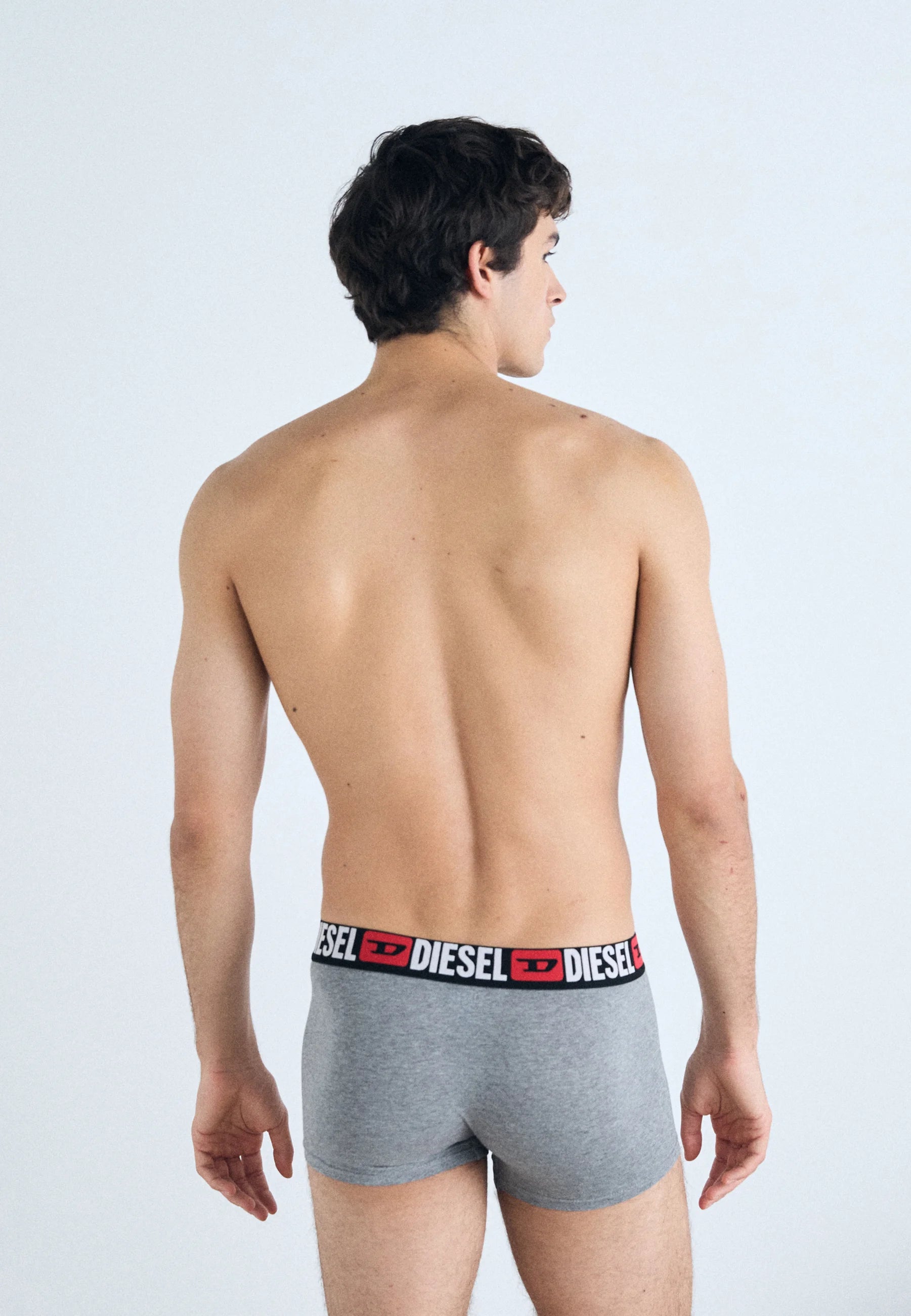 Diesel Damien Threepack 3 Pack Trunks – Black, Grey, White