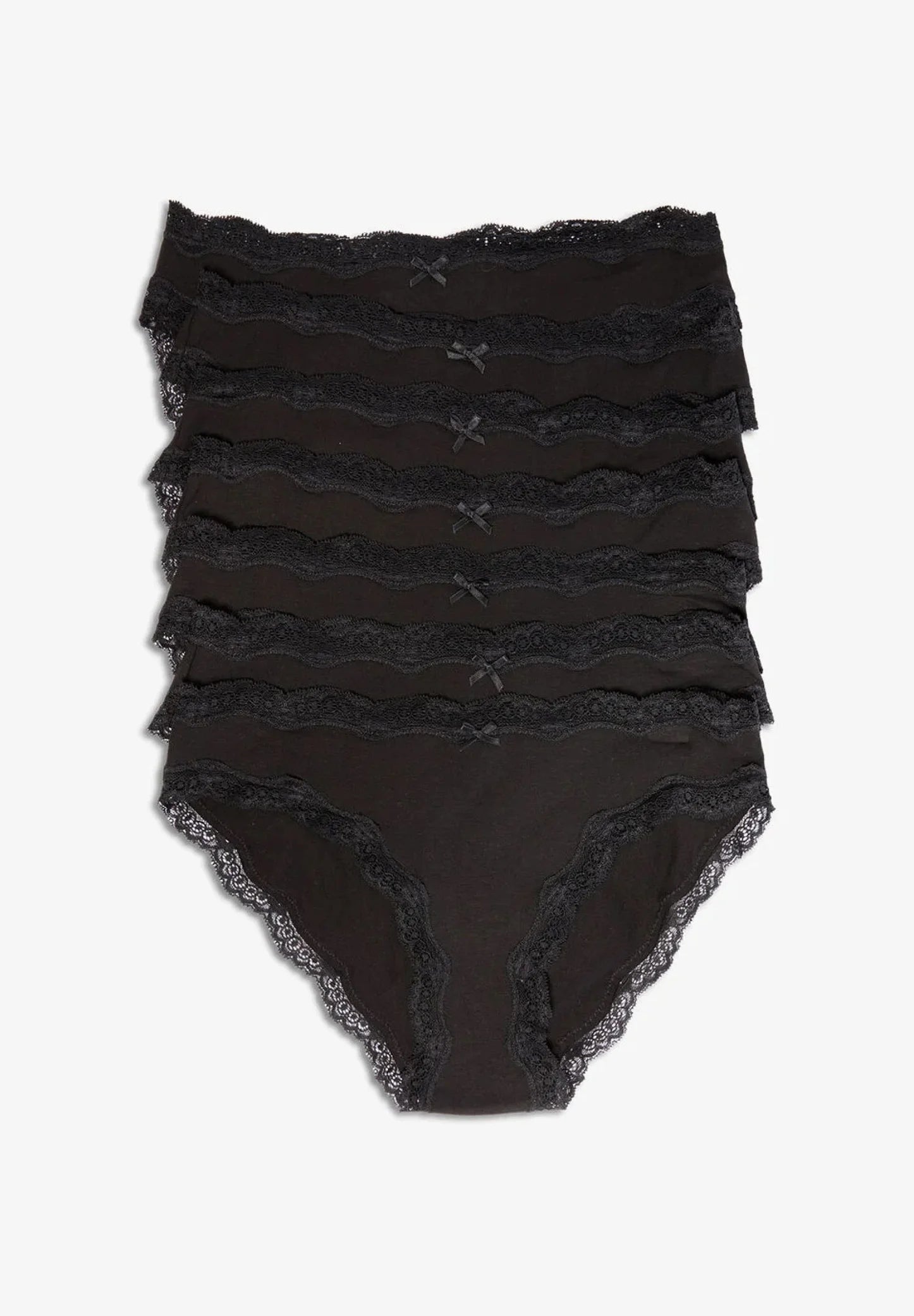 Etam Jim Briefs – 7 Pack, Black