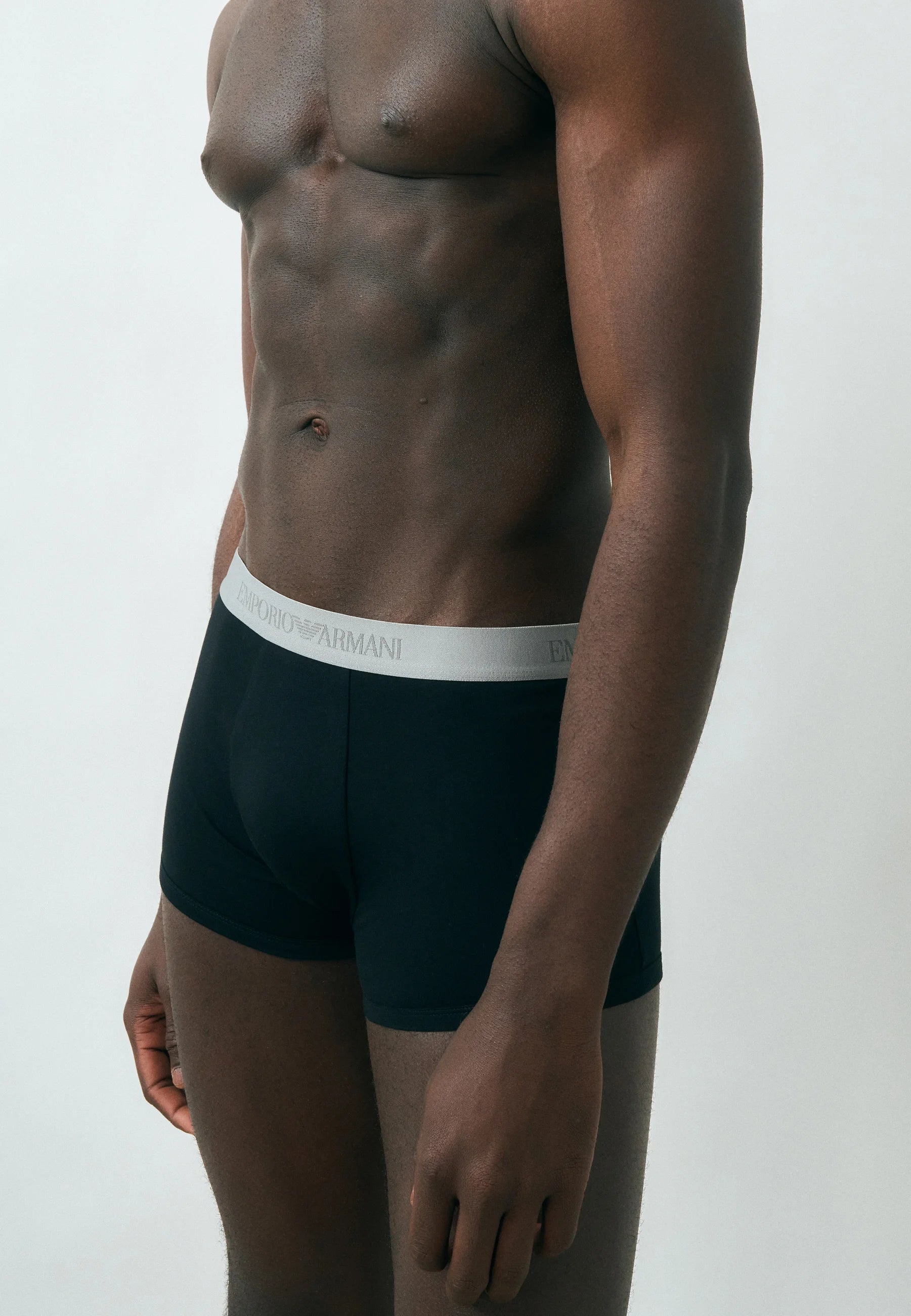Lot de 3 boxers Emporio Armani PURE – Noir, Gris