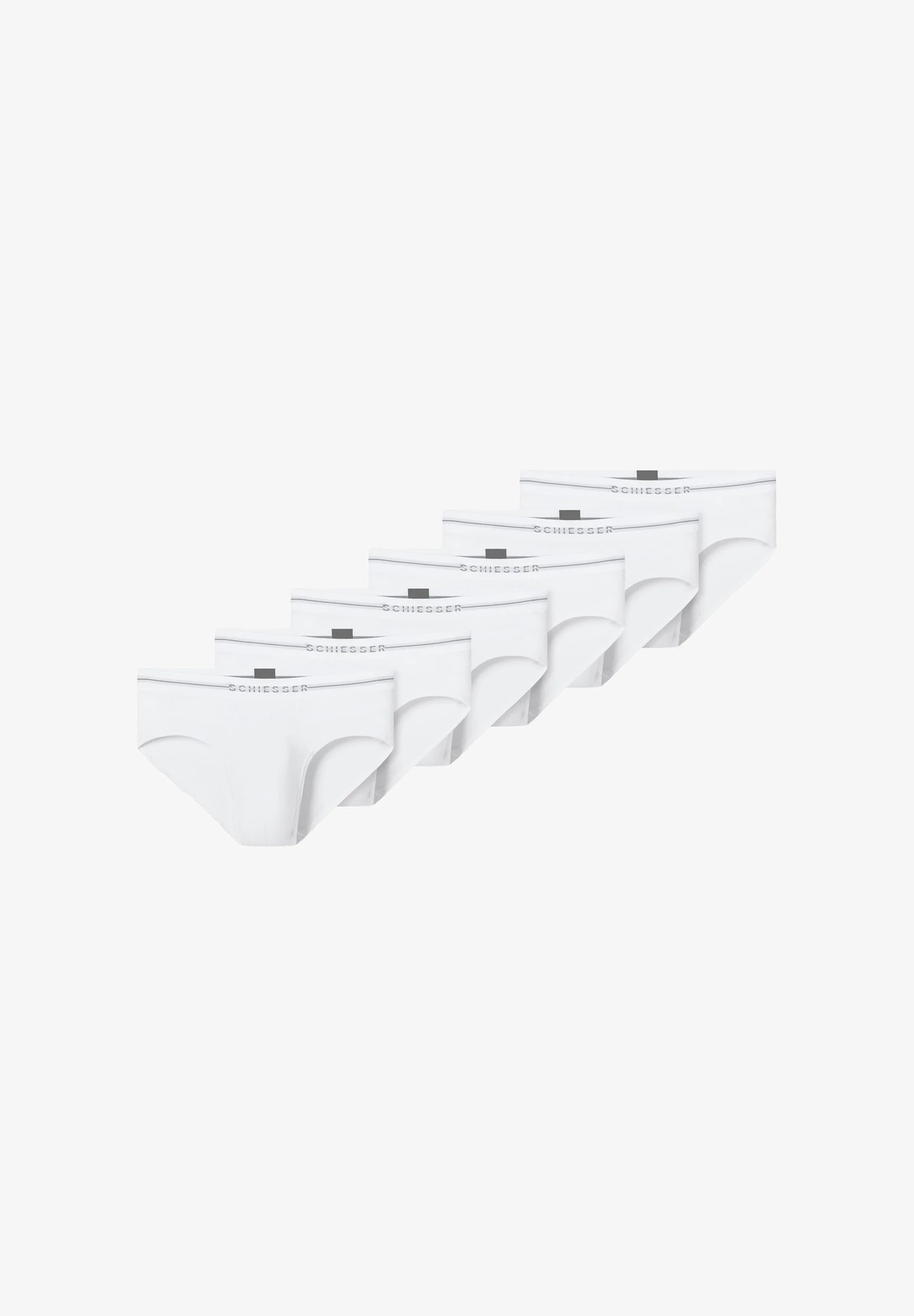 Lot de 6 slips Schiesser Flex Rio - Blanc