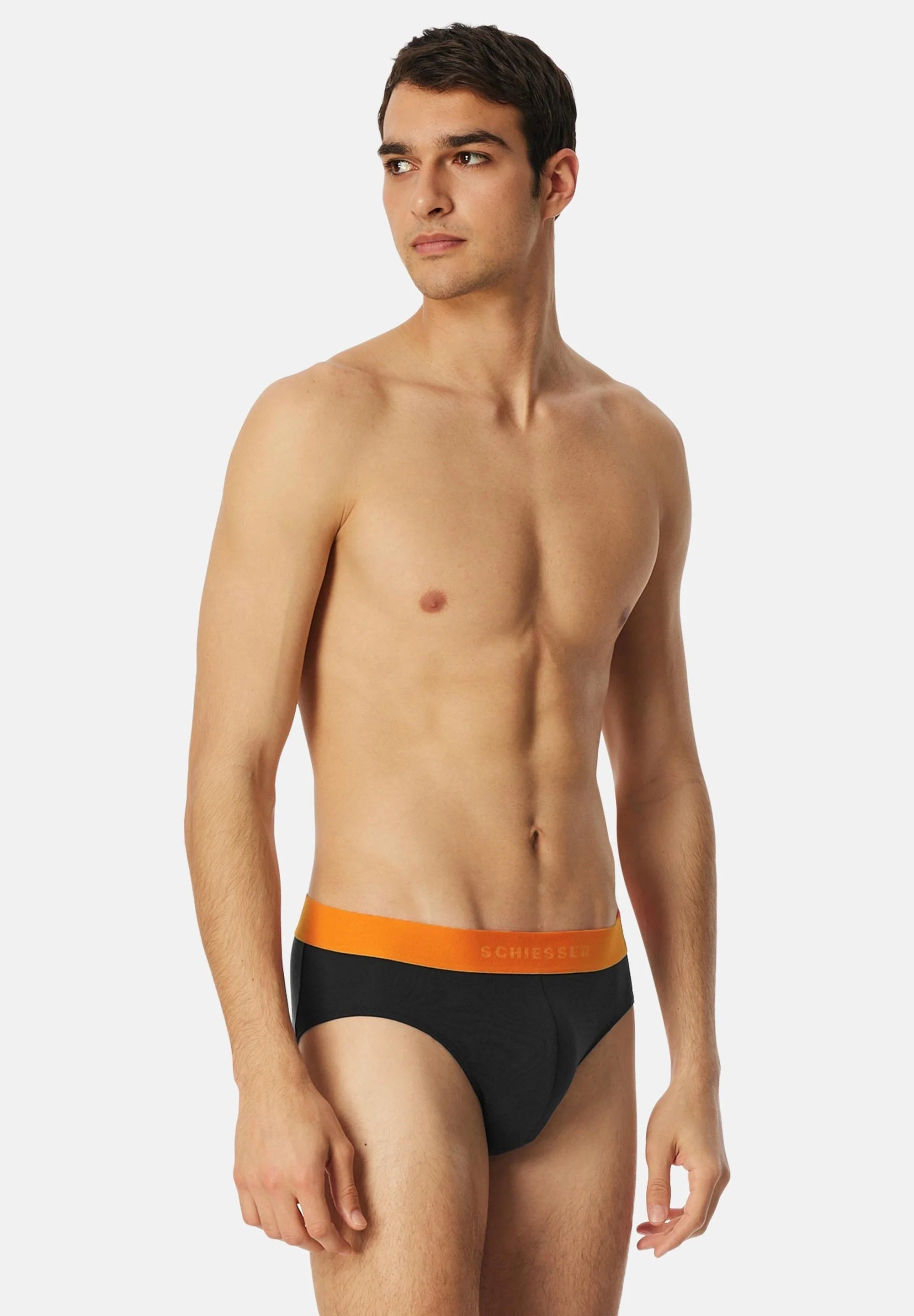 Schiesser 95 5 Cotton 9 Pack Rio Briefs – Black
