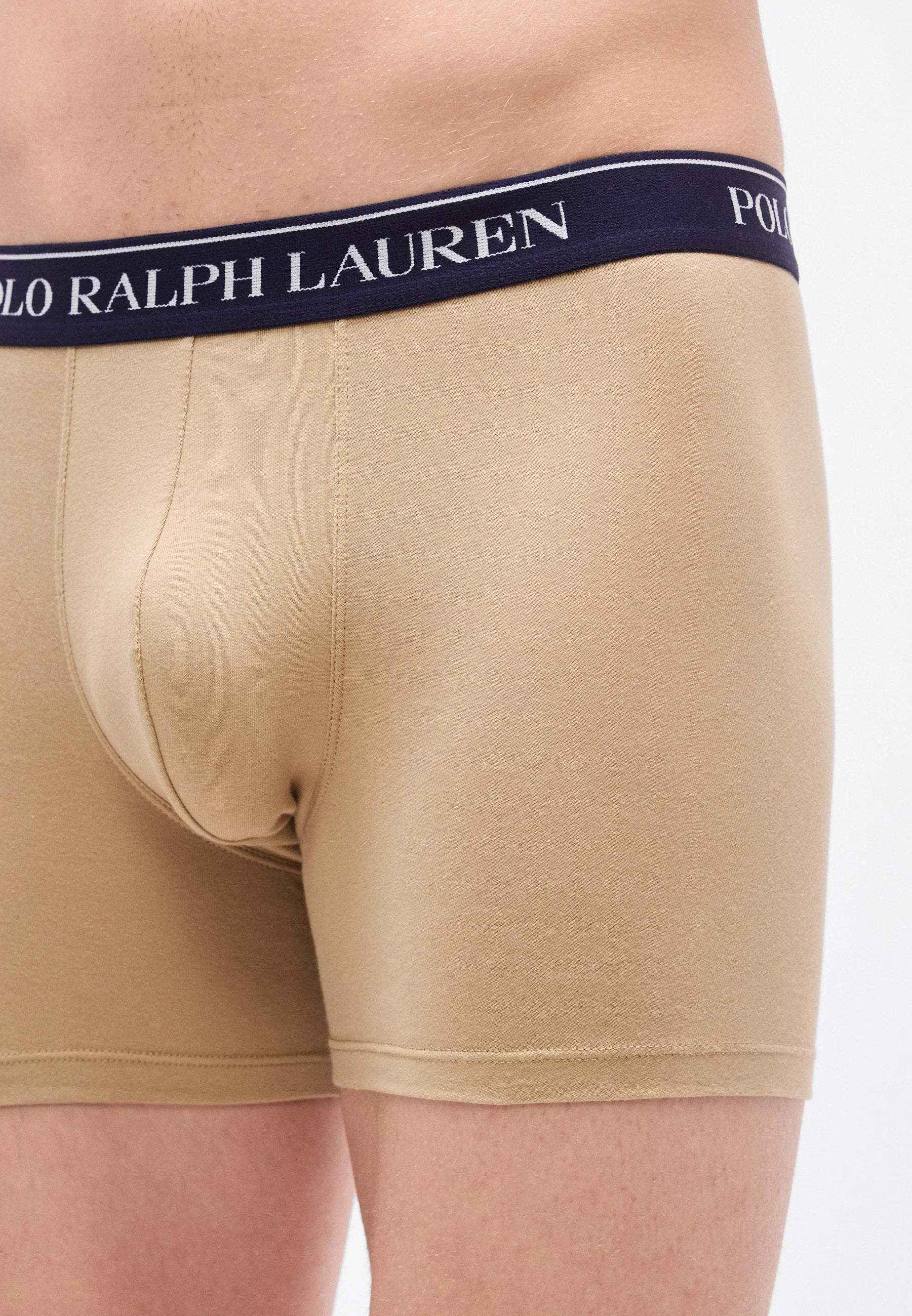 Polo Ralph Lauren Cotton Stretch Boxer Briefs – 3 Pack – Olive, Vintage Khaki, Navy