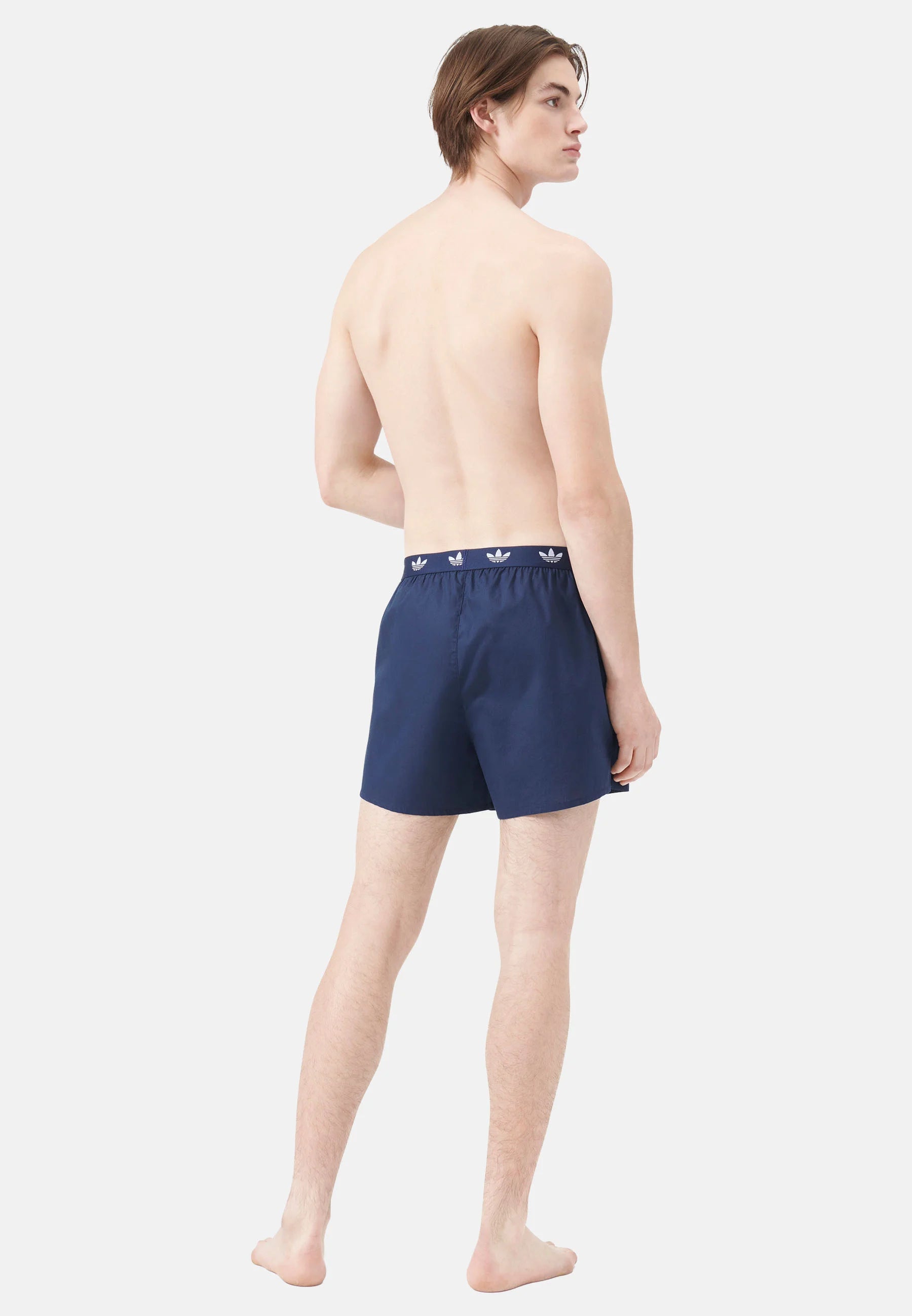 Adidas Originals Lot de 2 boxers – Bleu foncé, Bleu clair