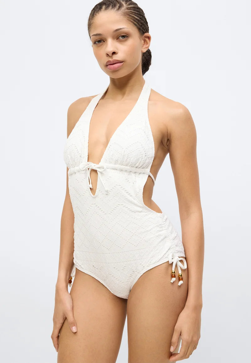Maillot de bain LASCANA Young Omara – Crème