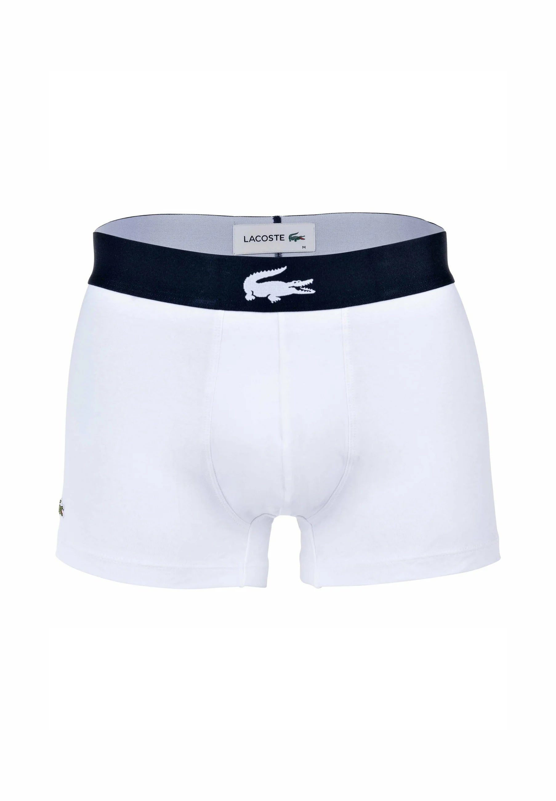 Lacoste 6 Pack Big Croc Print Stretch Trunks – Green, Dark Blue, White