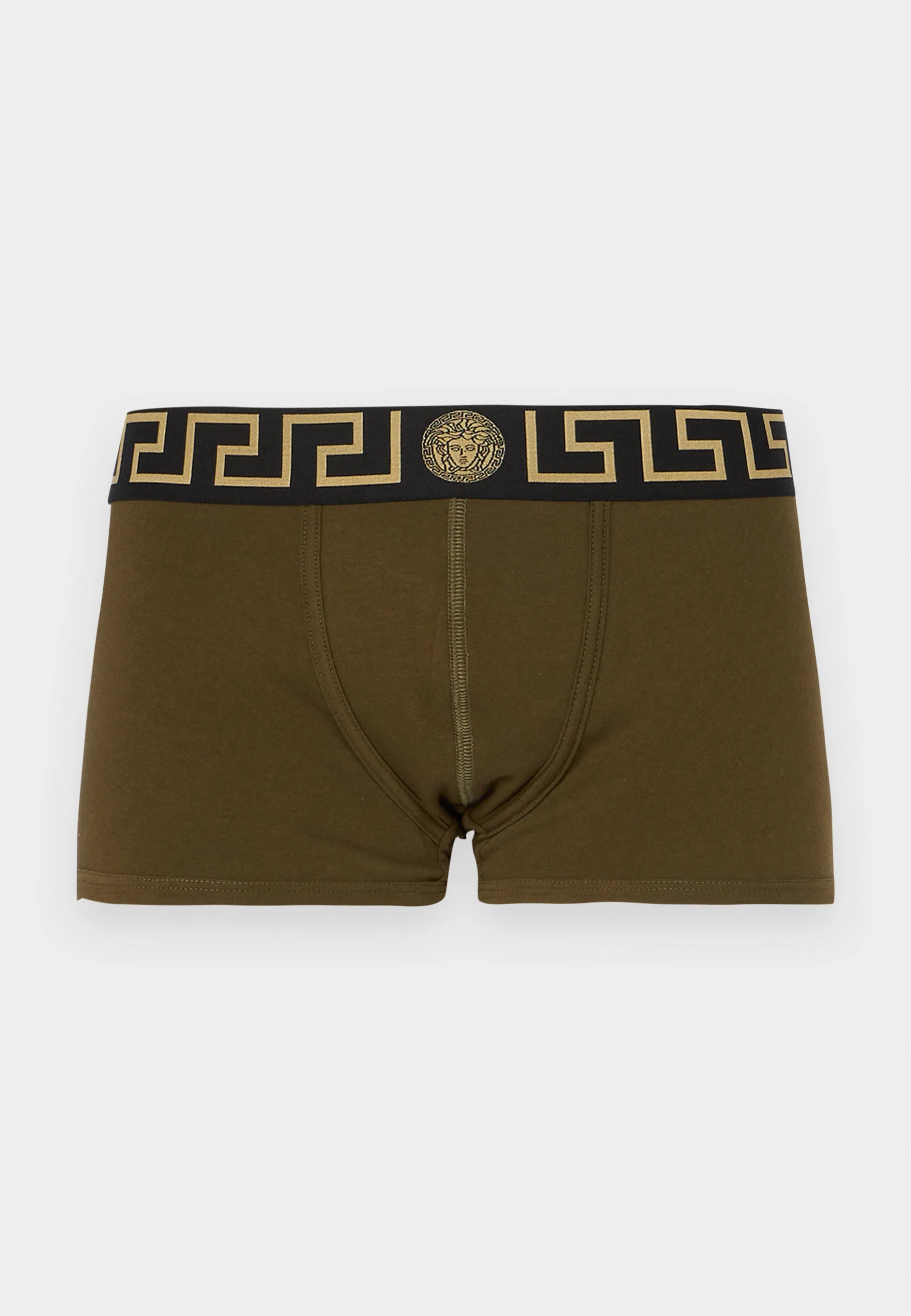 Bavlněné Stretch Versace Low Rise Trunks – tmavě zelené