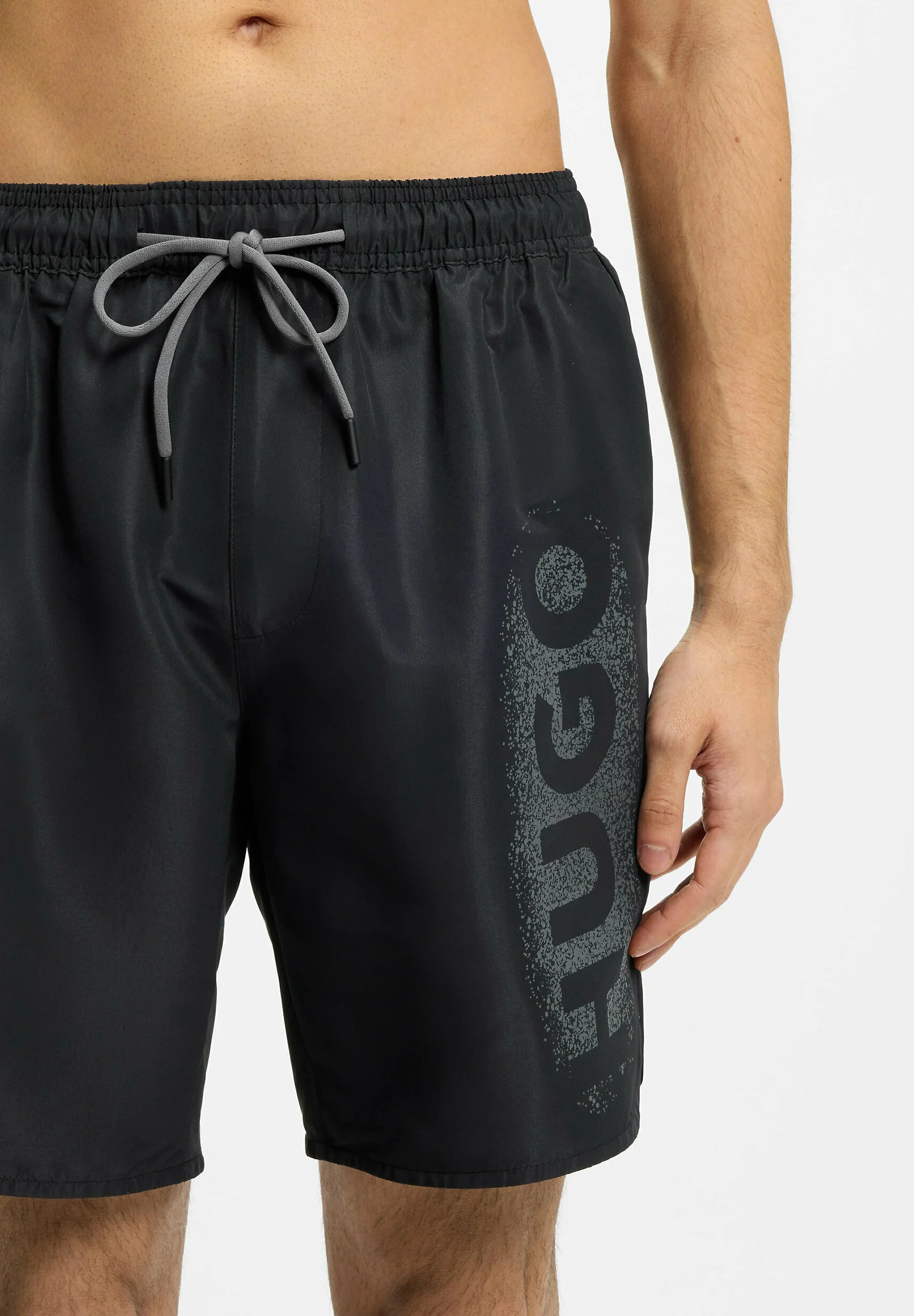 Pantaloncini da bagno HUGO Spray – Nero
