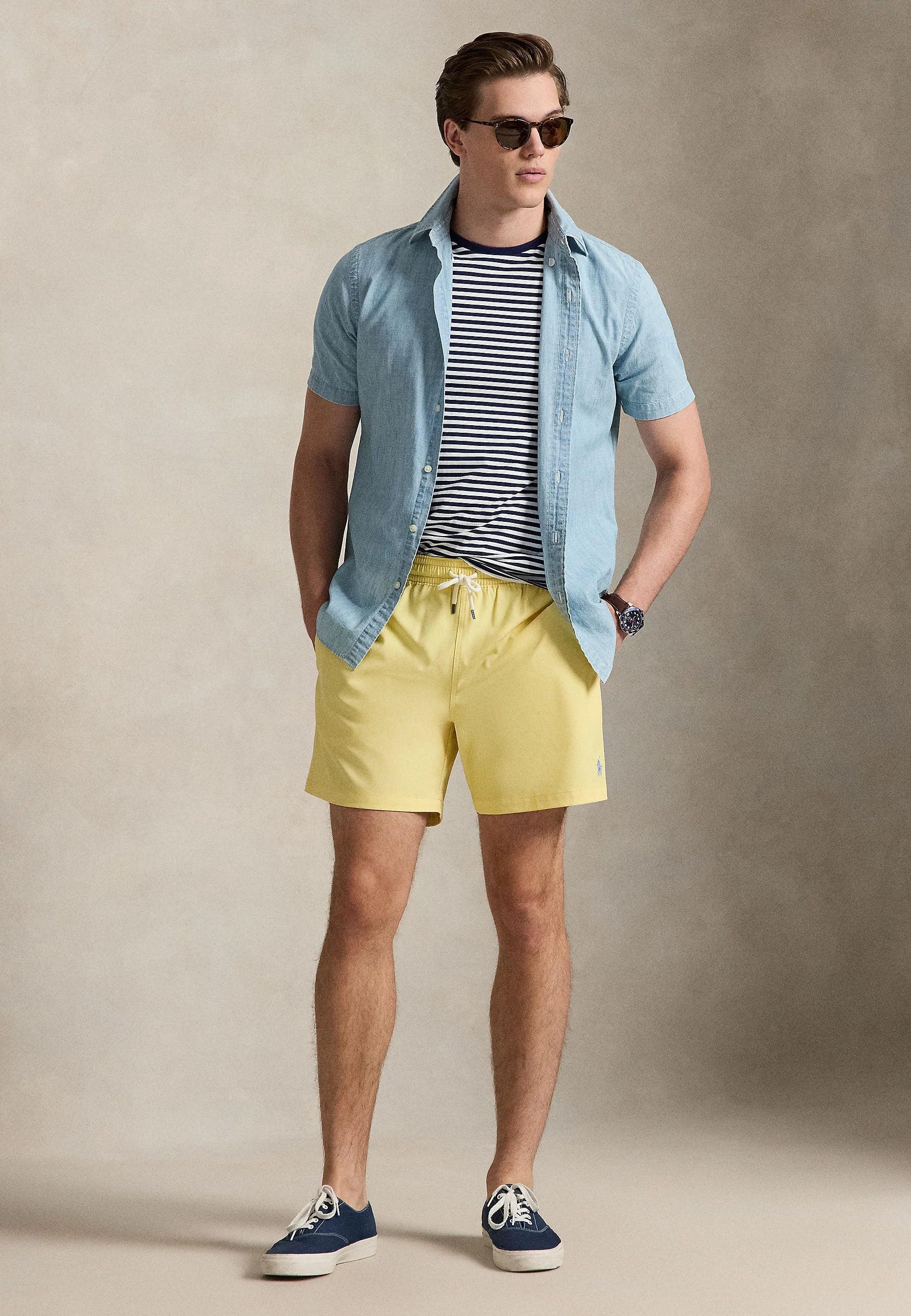 Polo Ralph Lauren Corn Yellow Traveler Swim Shorts – Yellow