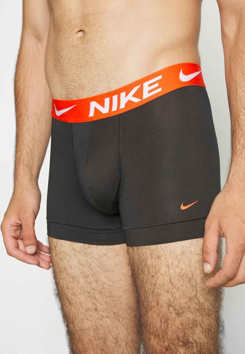 Nike Unterwäsche Essential Trunk 3er-Pack – Schwarz, Grau
