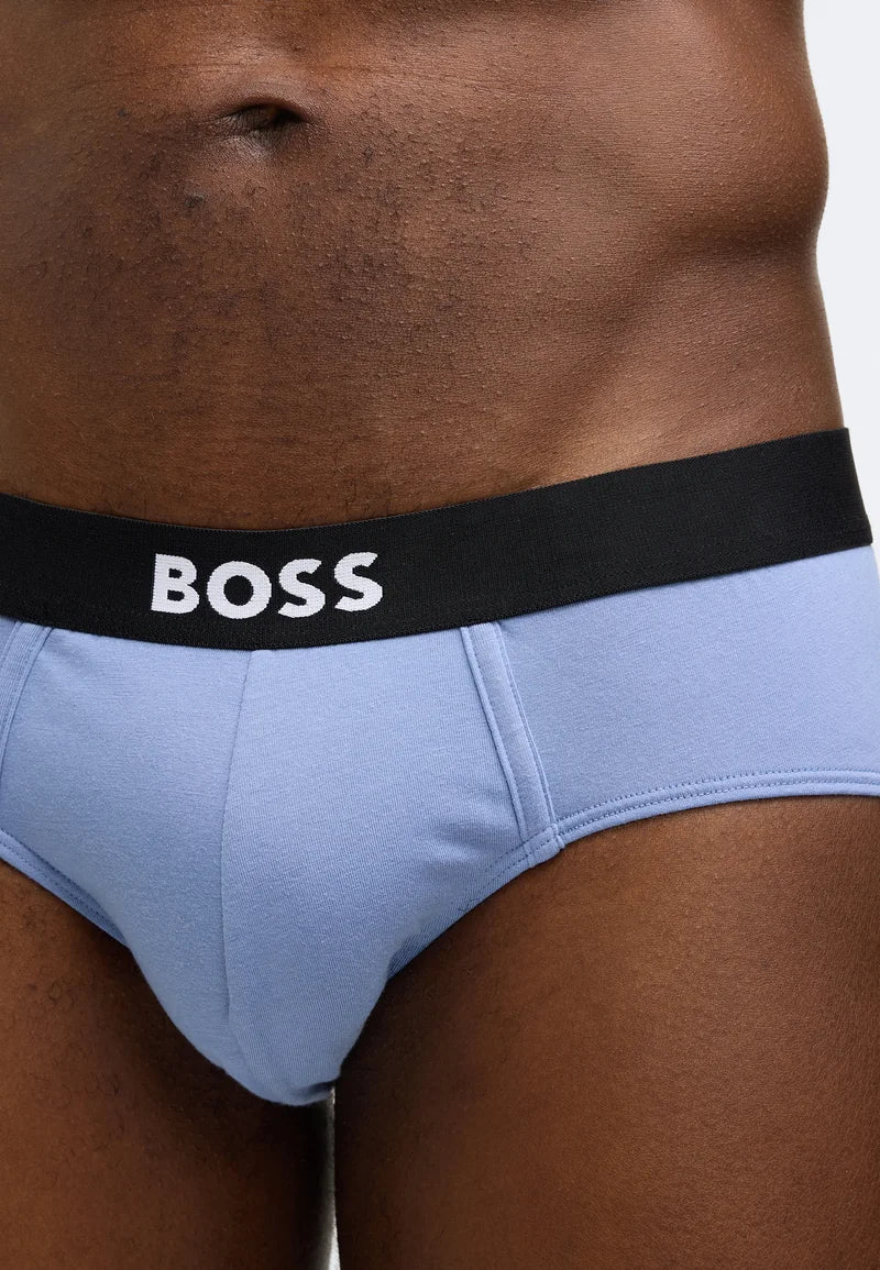 BOSS One 3 Pack – Briefs – Dark Blue, Light Blue, Grey