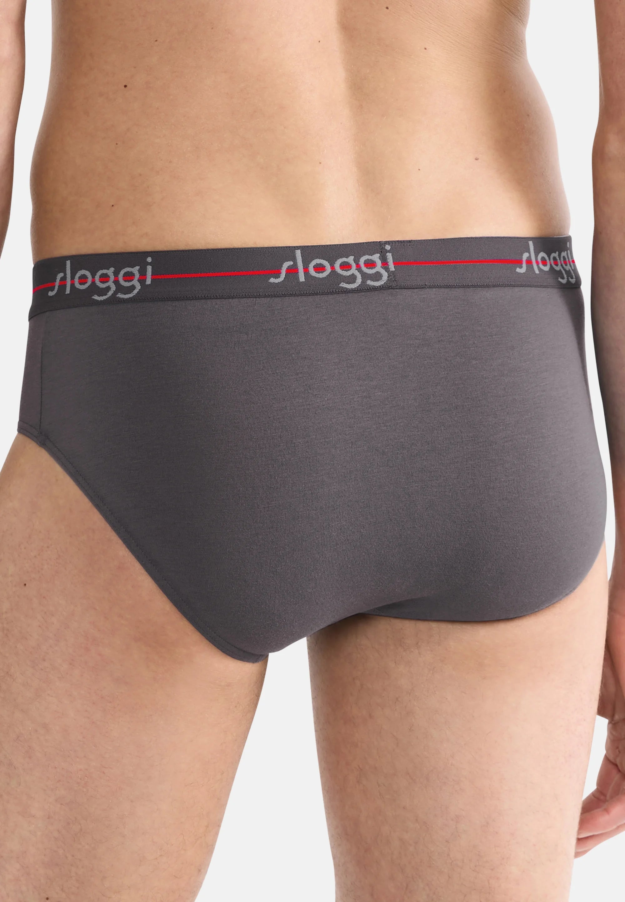 Confezione da 6 slip Sloggi: grigio, grigio scuro