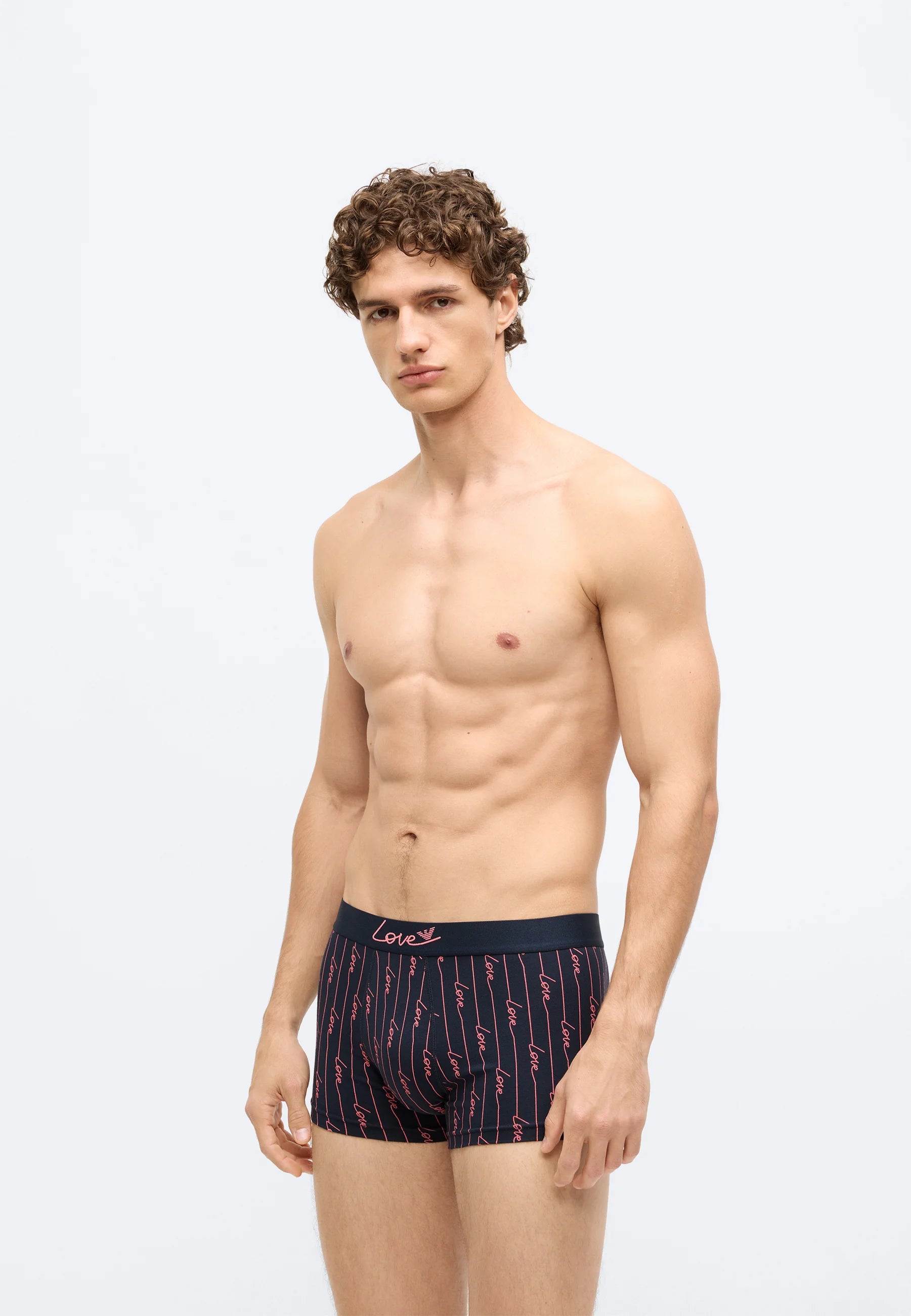 Emporio Armani VALENTINE Capsule Trunks 2 Pack – modrá