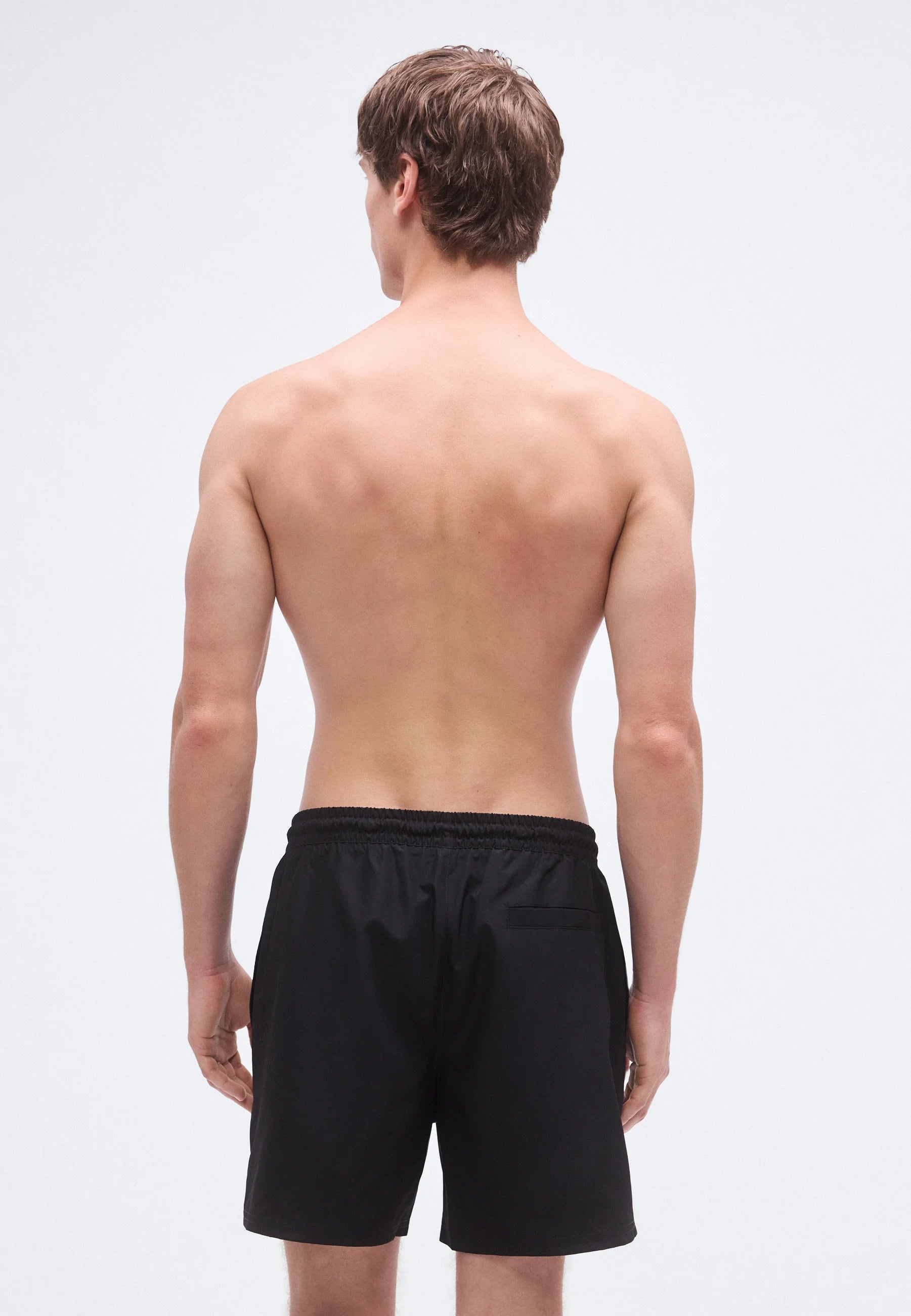 Calvin Klein Monogram Swim Shorts – Black