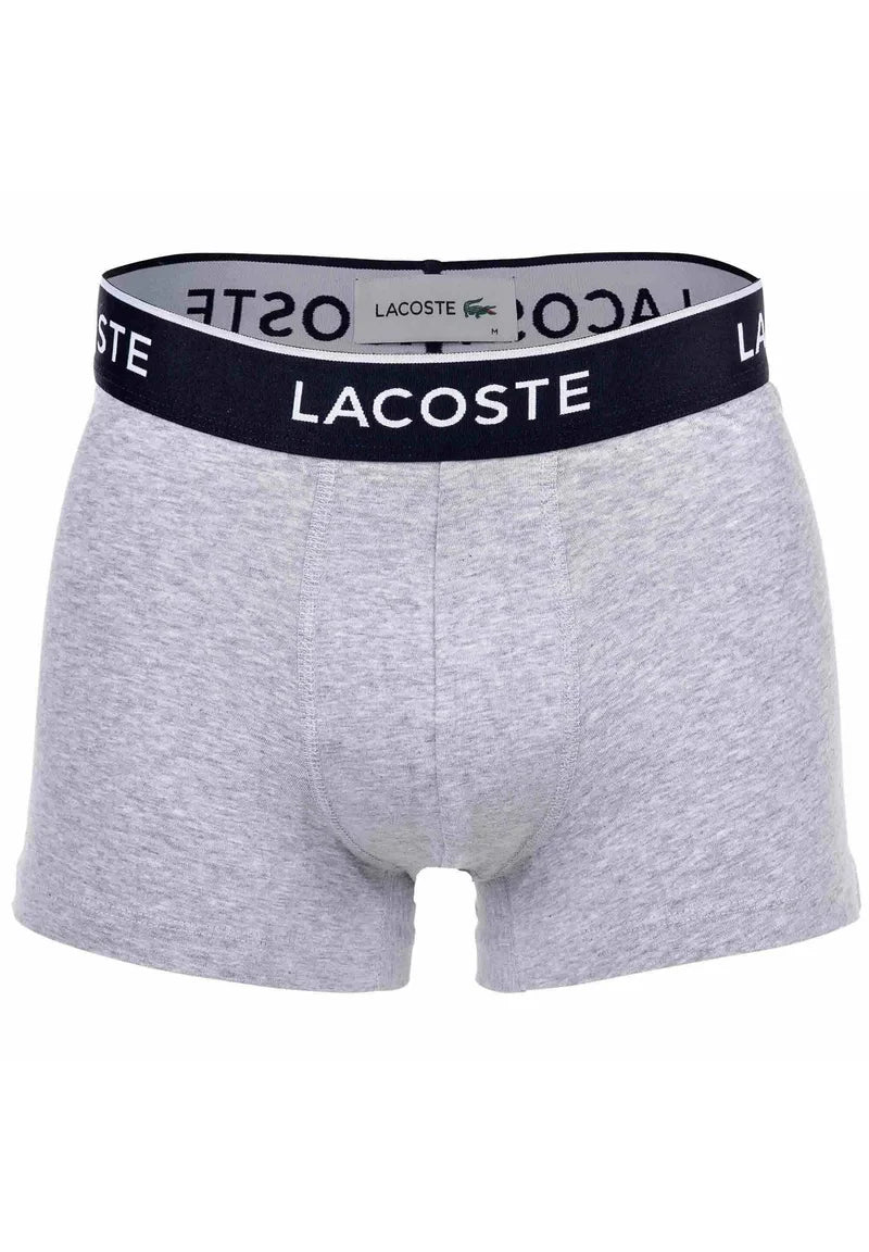 Sześciopakowe kąpielówki Lacoste Casual Stretch Logobund – niebieski, szary