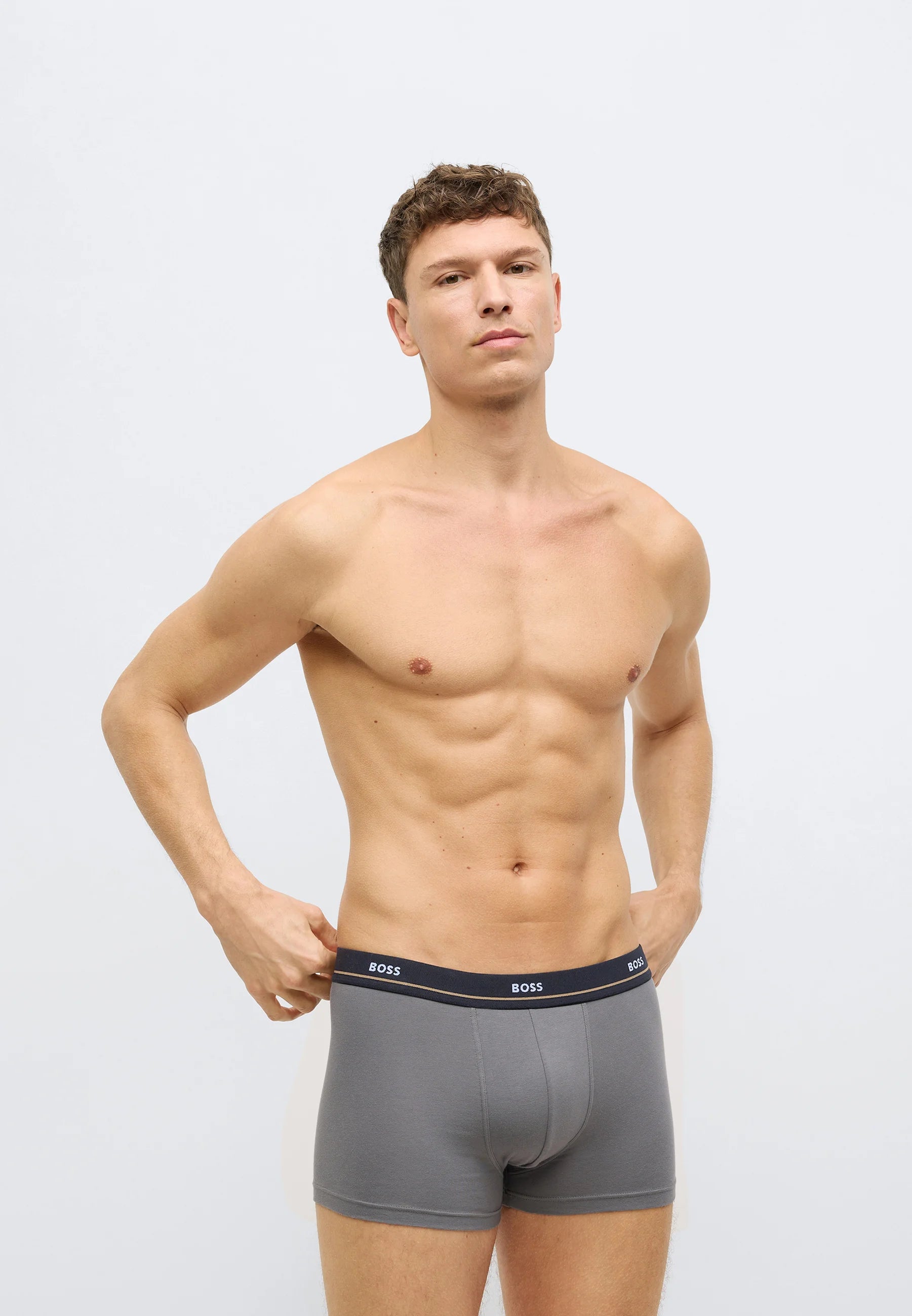 BOSS Trunk Essential 5 Pack – Boxers – Multicolore, Blanc