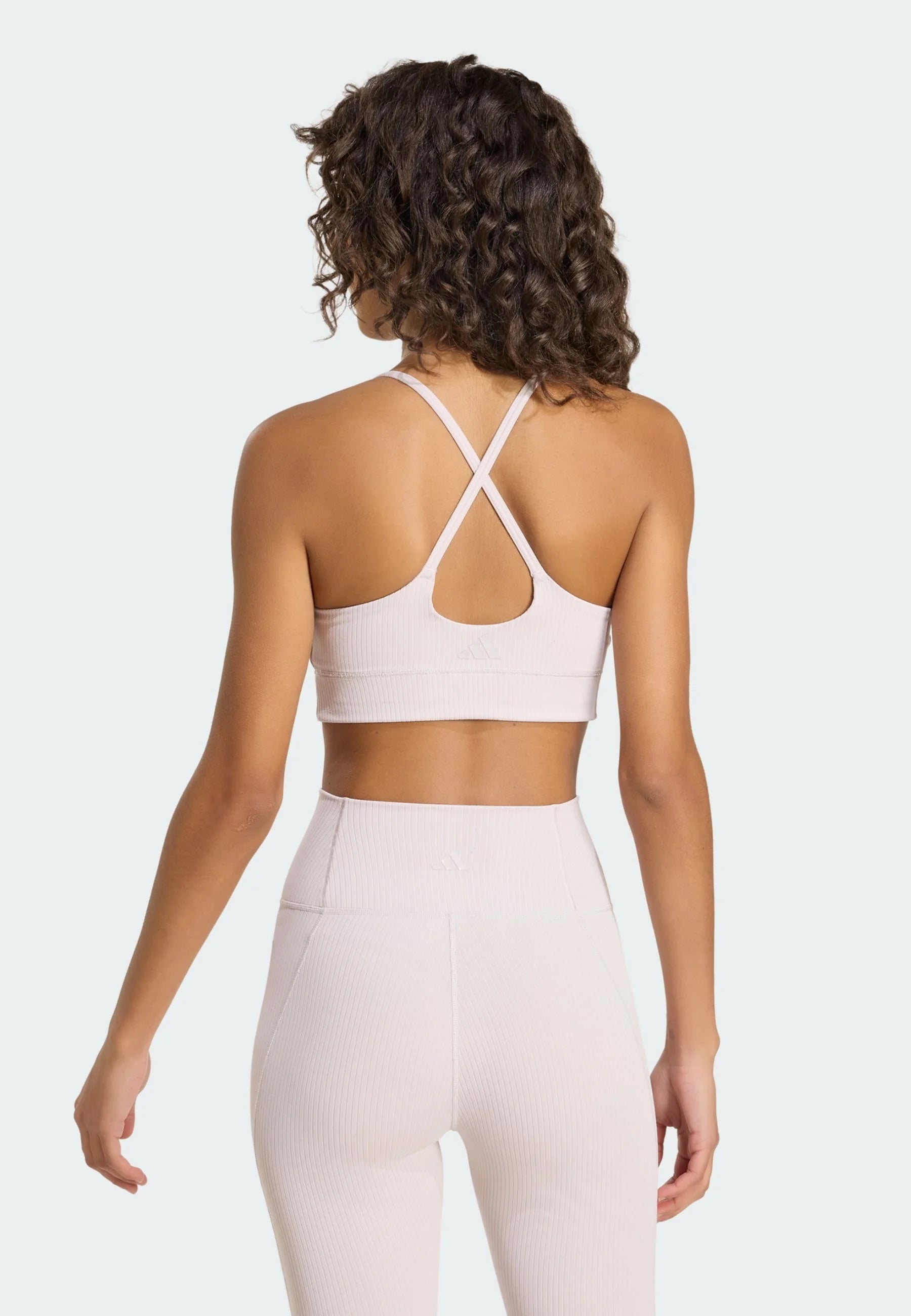 Adidas Performance All Me Rib Light Support Sports Bra – Ice Purple