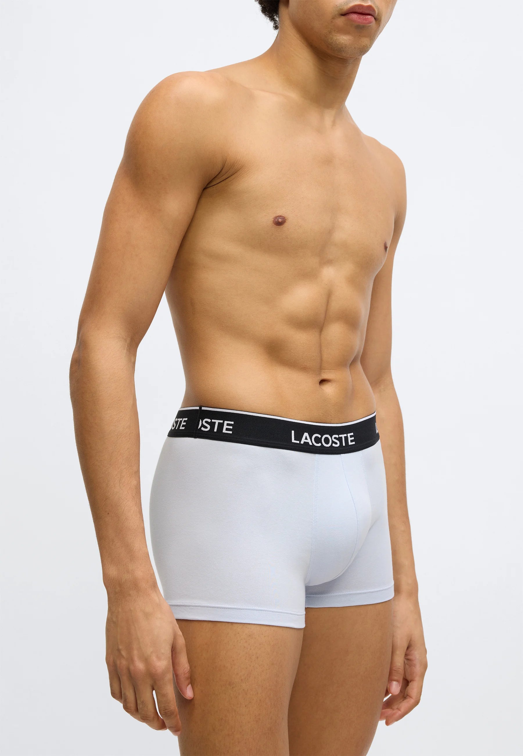 Lacoste Court Classic Stretch Trunks 3 Pack – zelená, tmavě modrá, světle modrá