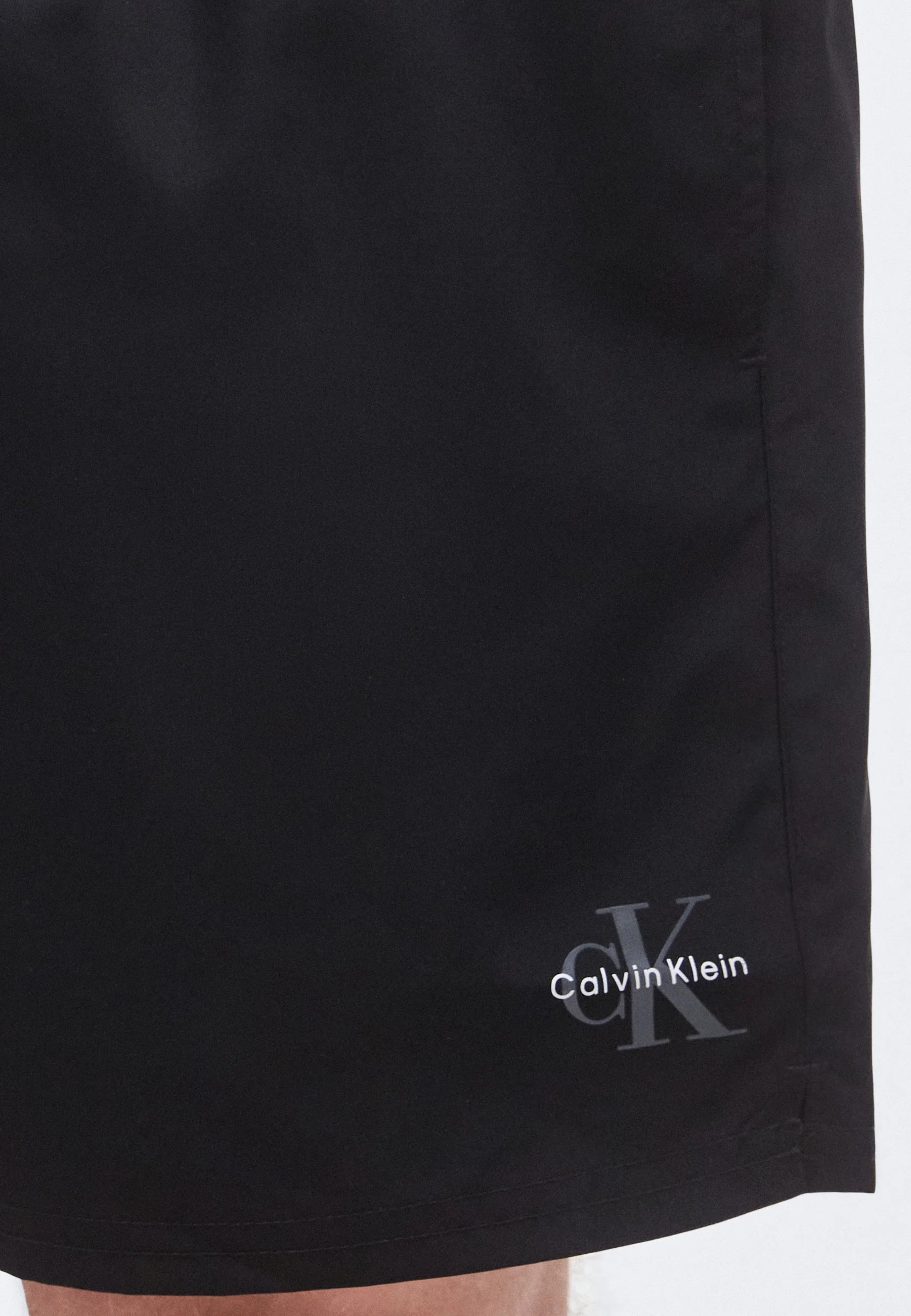 Calvin Klein Monogram Swim Shorts – Black