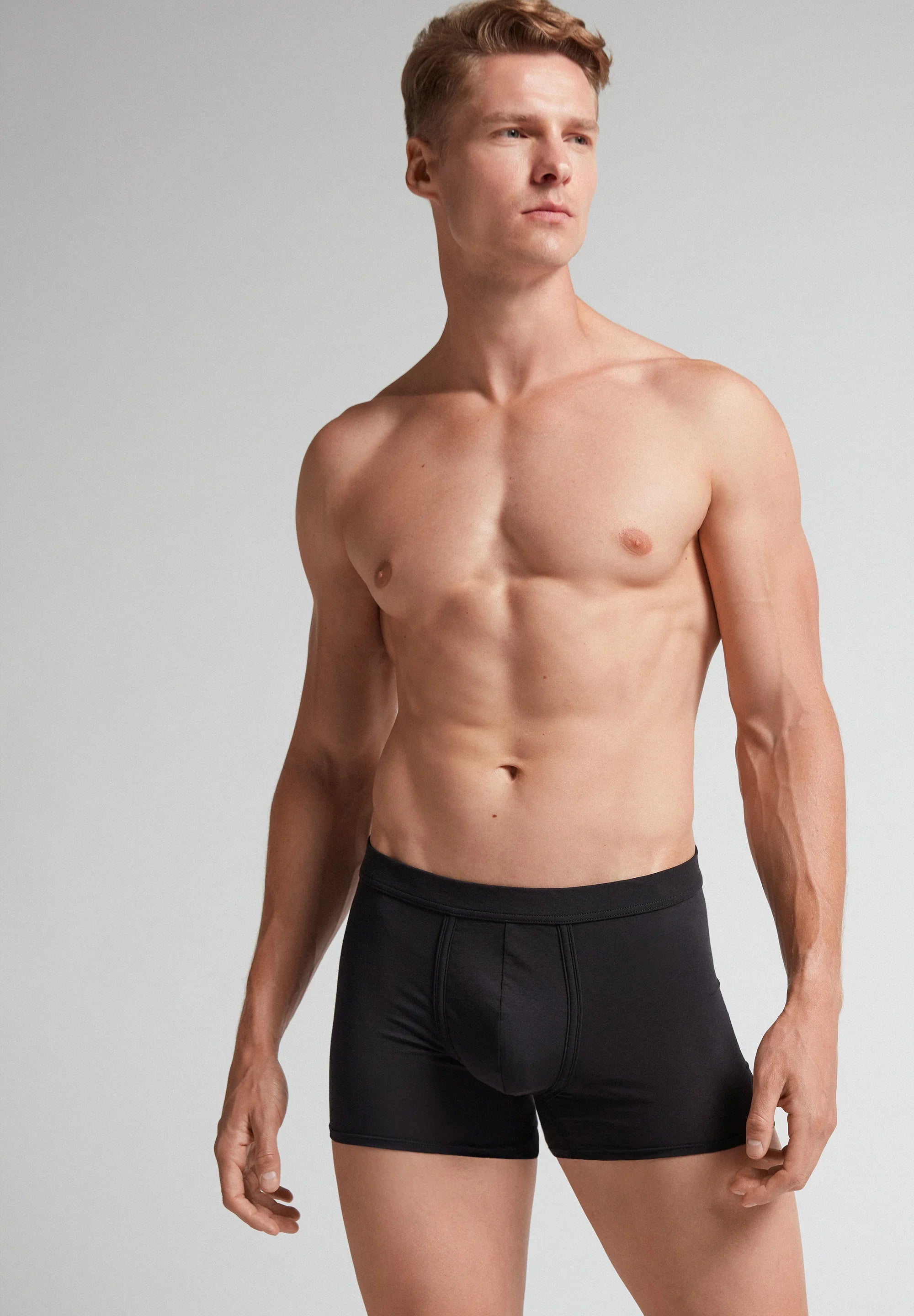 IUMAN Intimissimi Uomo Lightweight Trunks – Black