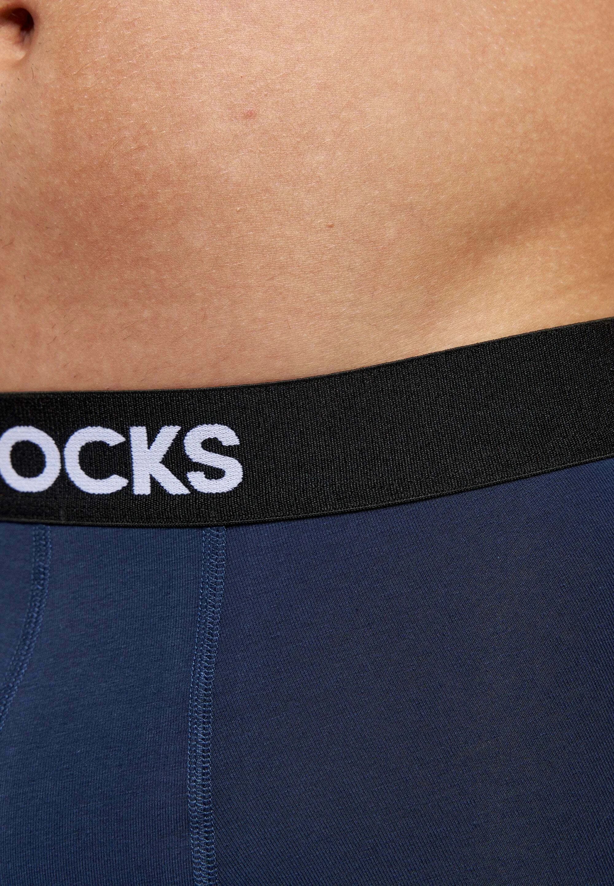 SNOCKS Confezione da 6 bauli – Nero, Grigio, Blu