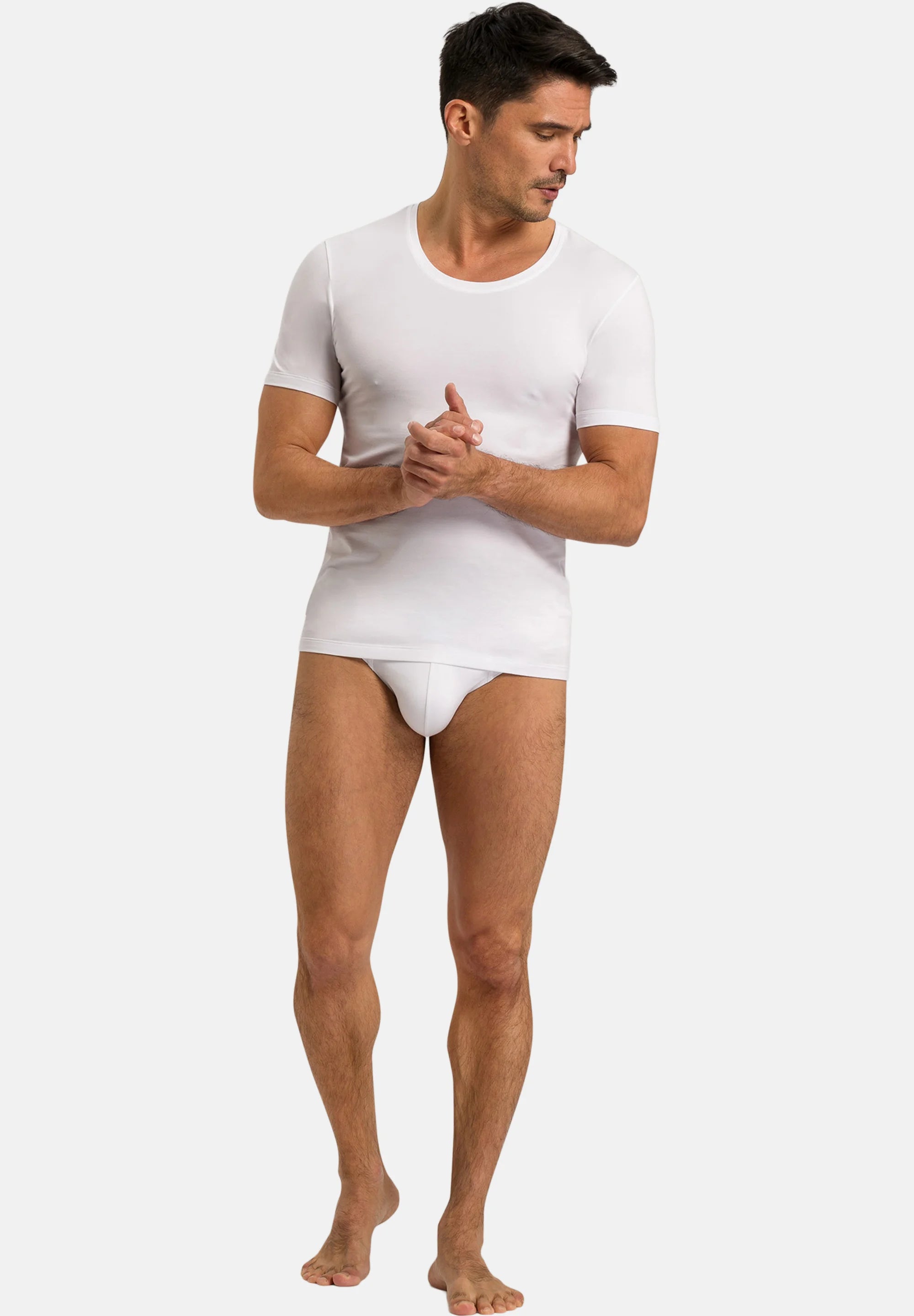 HANRO 3 Pack Briefs – White