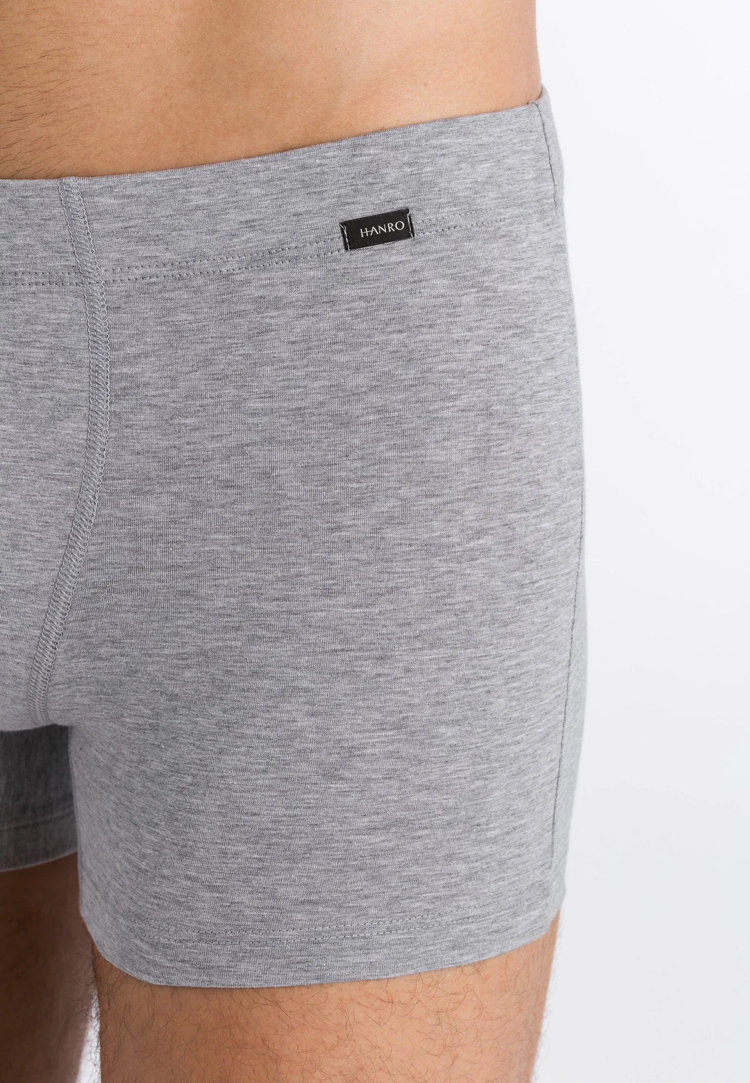 Lot de 2 boxers HANRO ESSENTIALS – Mélange clair