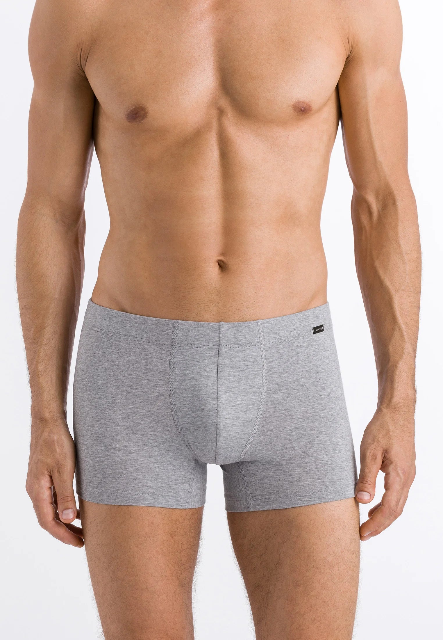 Lot de 2 boxers HANRO ESSENTIALS – Mélange clair