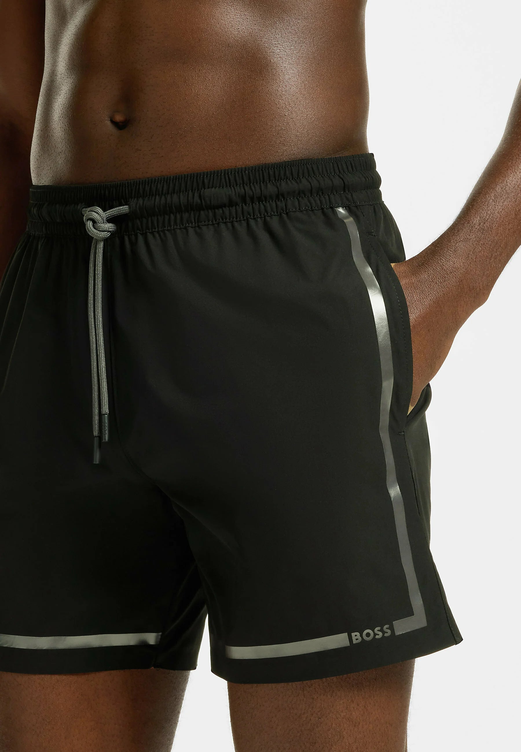 Plavecké šortky BOSS Vital Trunks – Black Two