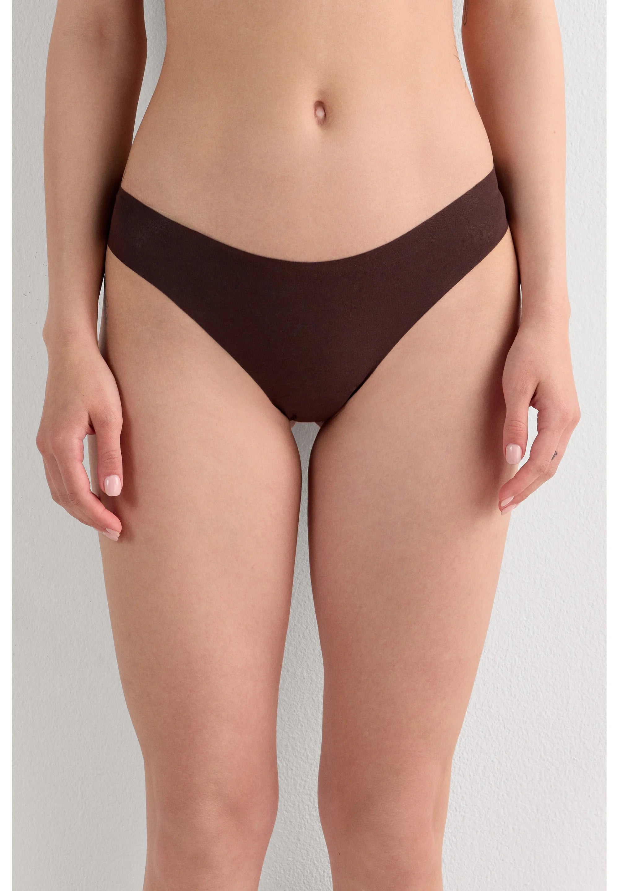 Intimissimi String Brésilien Sans Couture – Marron