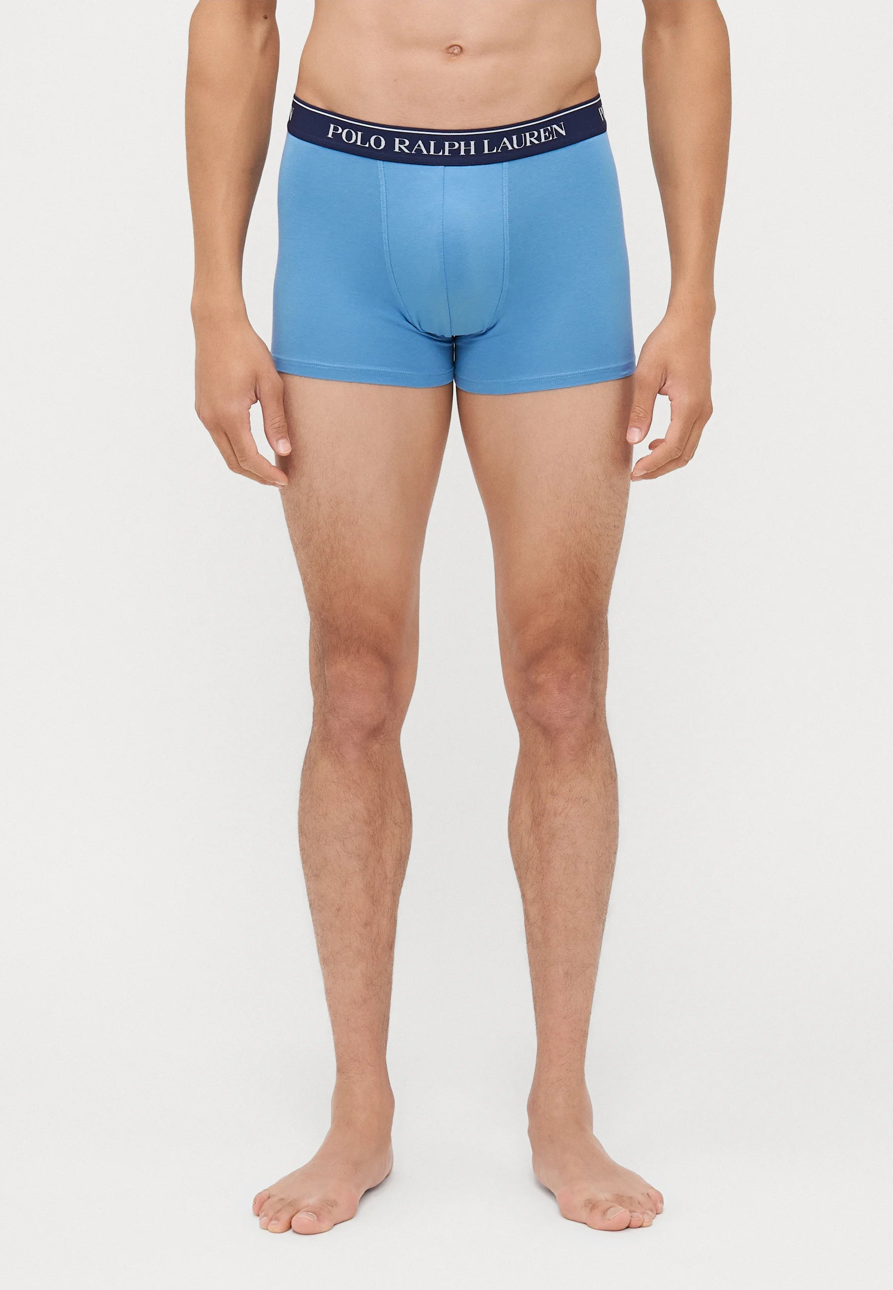 Polo Ralph Lauren Cotton Stretch Trunks – 5 Pack – Grey Heather, Blue, Red, Camel, Navy