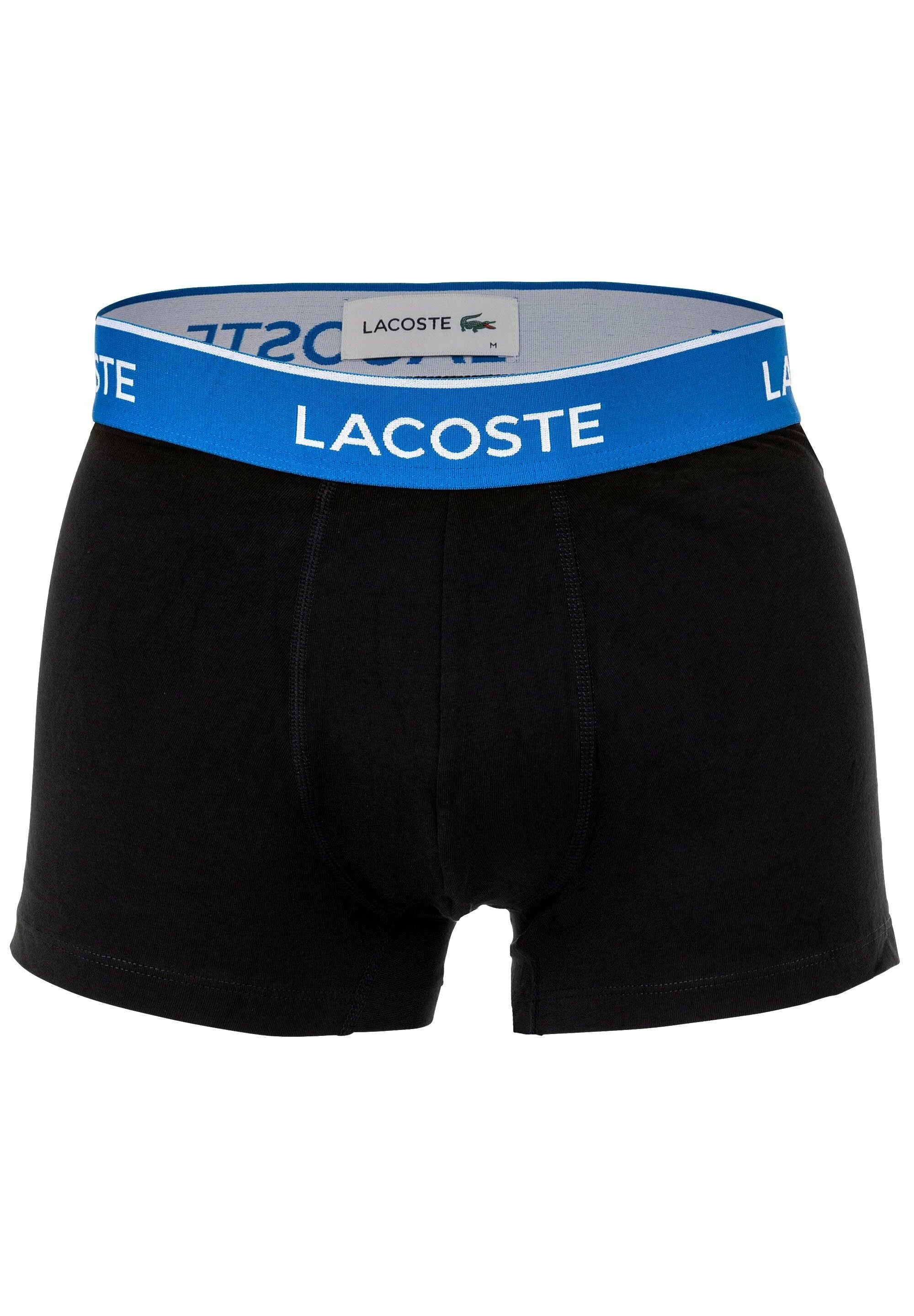 Lacoste 6 Pack Logobund Trunks – černá, modrá, šedá, tmavě modrá, zelená, červená