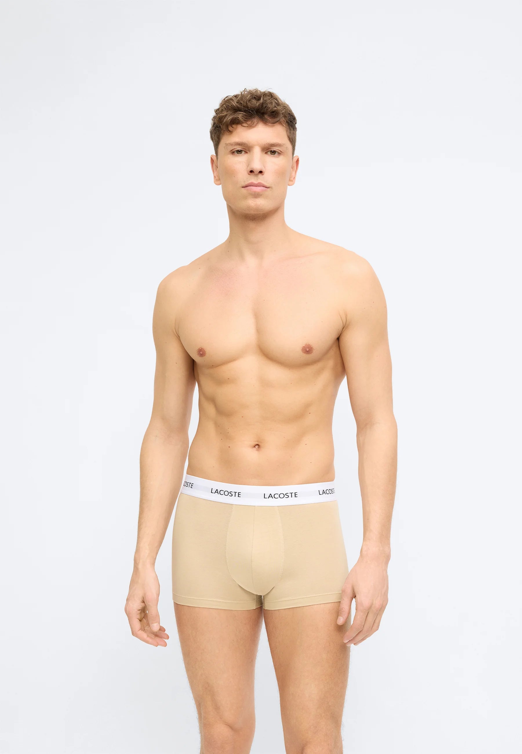 Lacoste Court 3 Pack Stretch Trunks – Lionne, Pecan, Buffalo