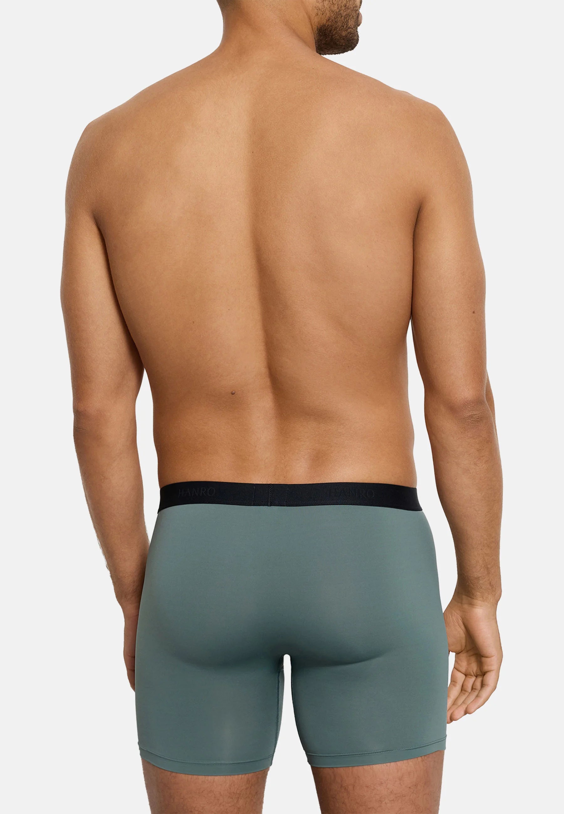 HANRO Boxershorts – Studiogrün