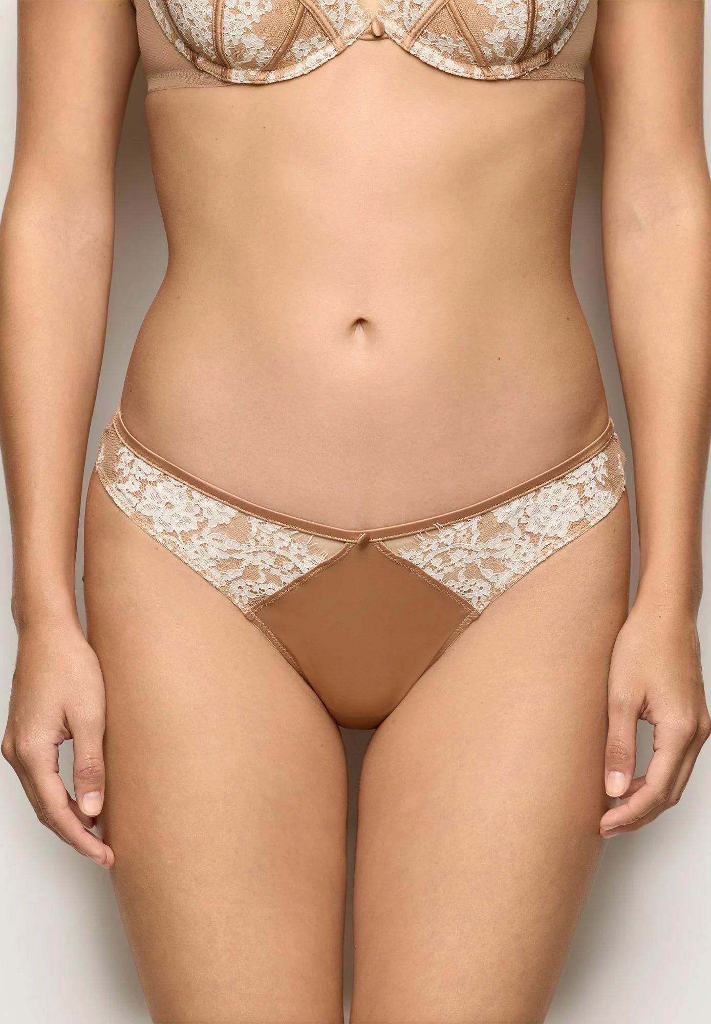 Yamamay Chantilly Brazilian Briefs – Nude Floral