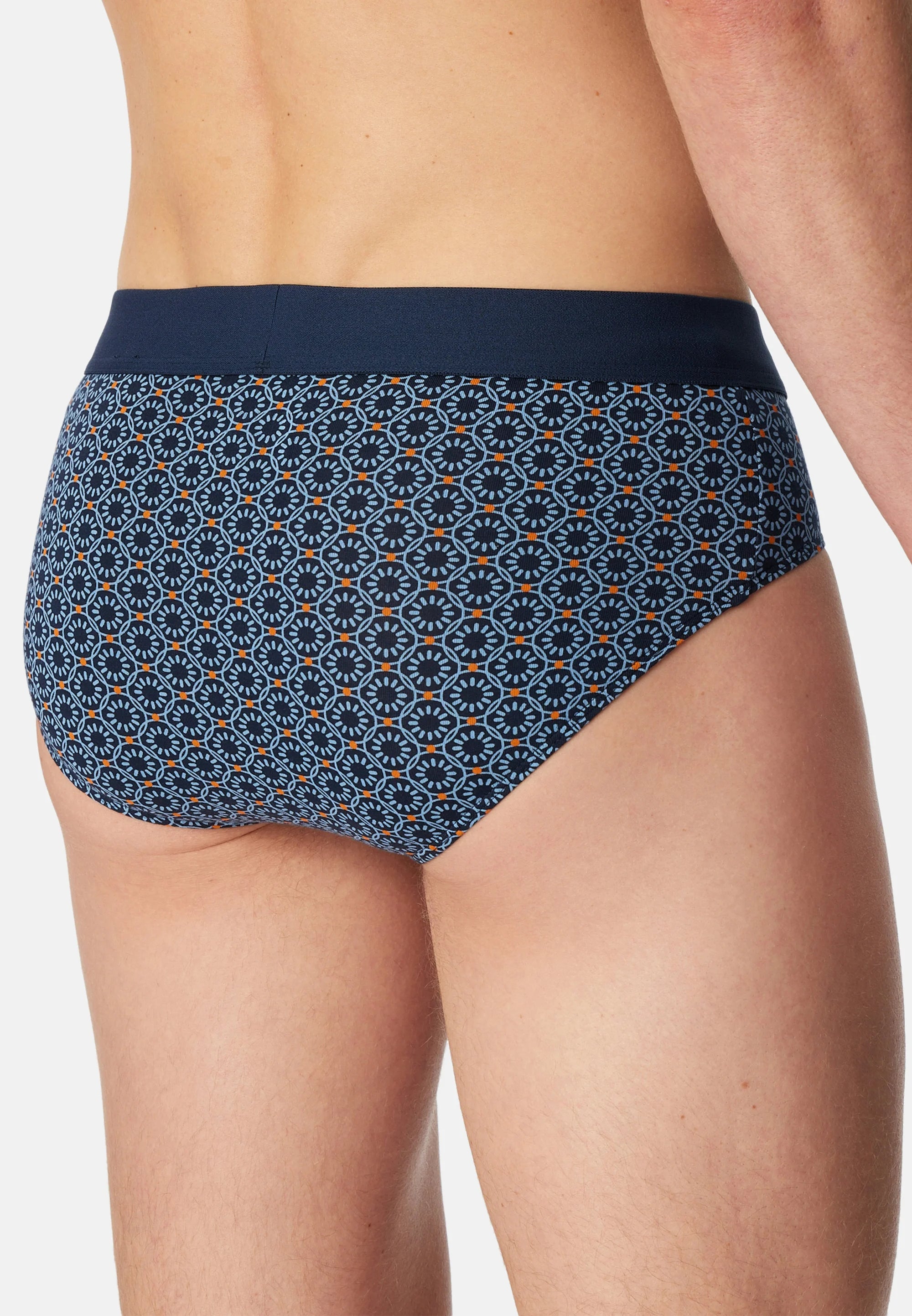 Schiesser Essential Cotton Rio Slips 3er Pack – Schwarz, Blau