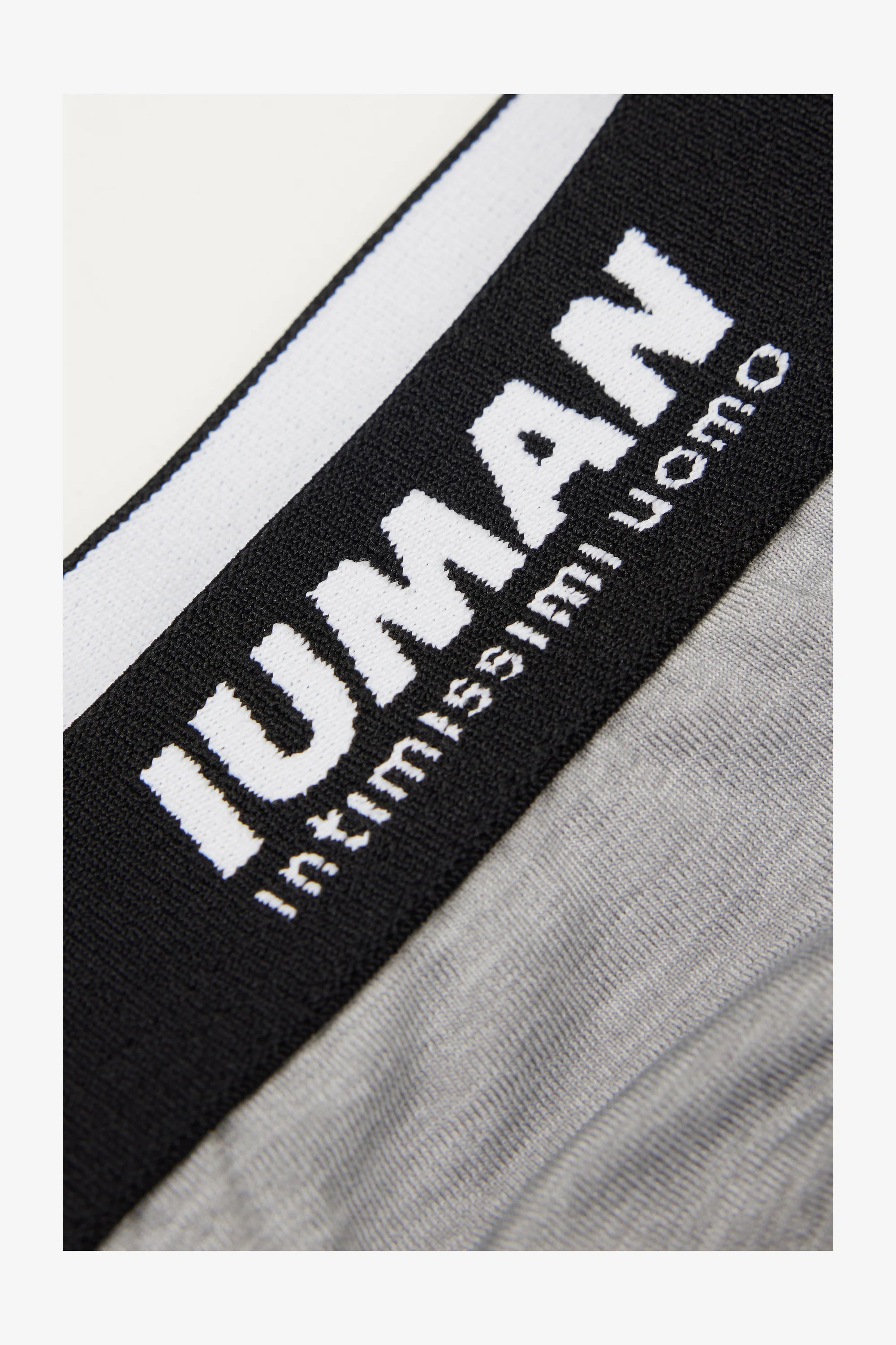 String UIMAN Intimissimi Uomo G-String Logo – Gris Pâle