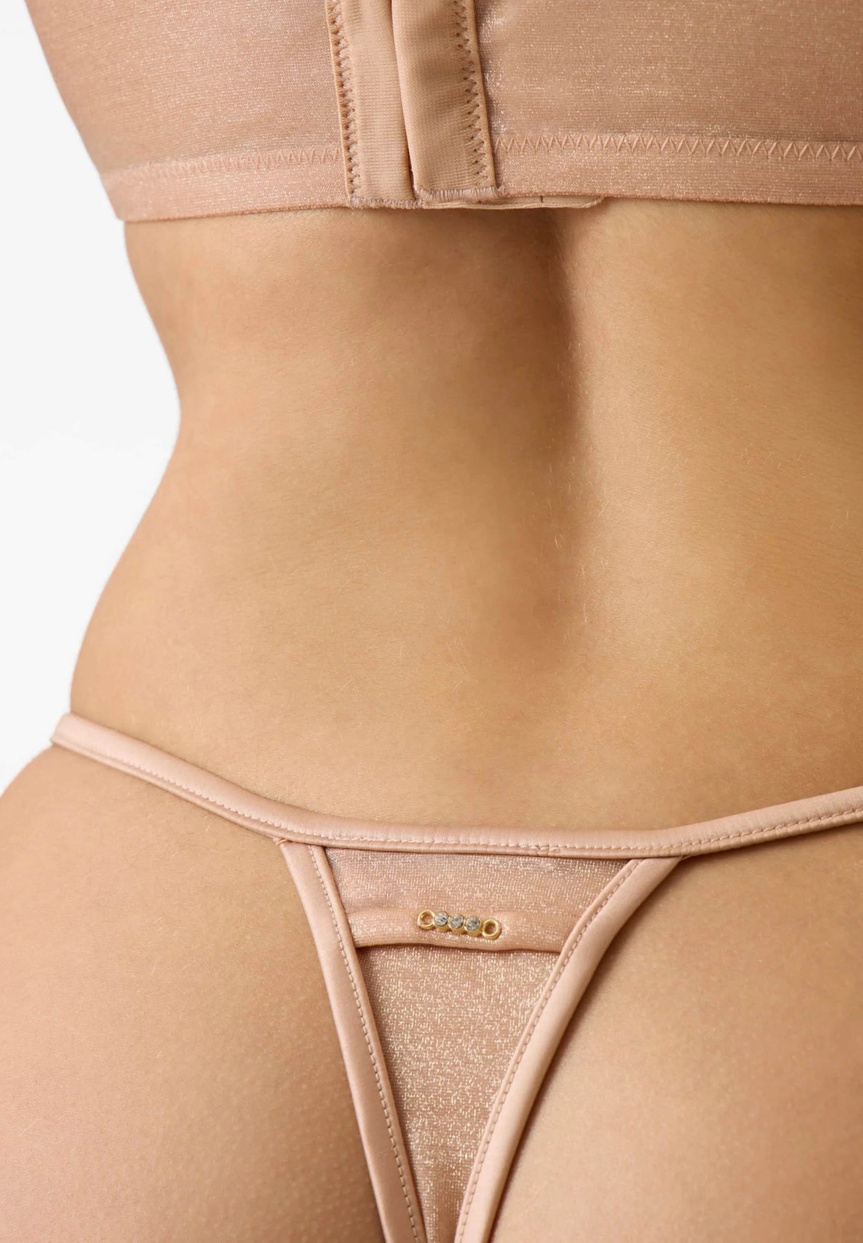 Guess Isa Mesh Tanga – Beige