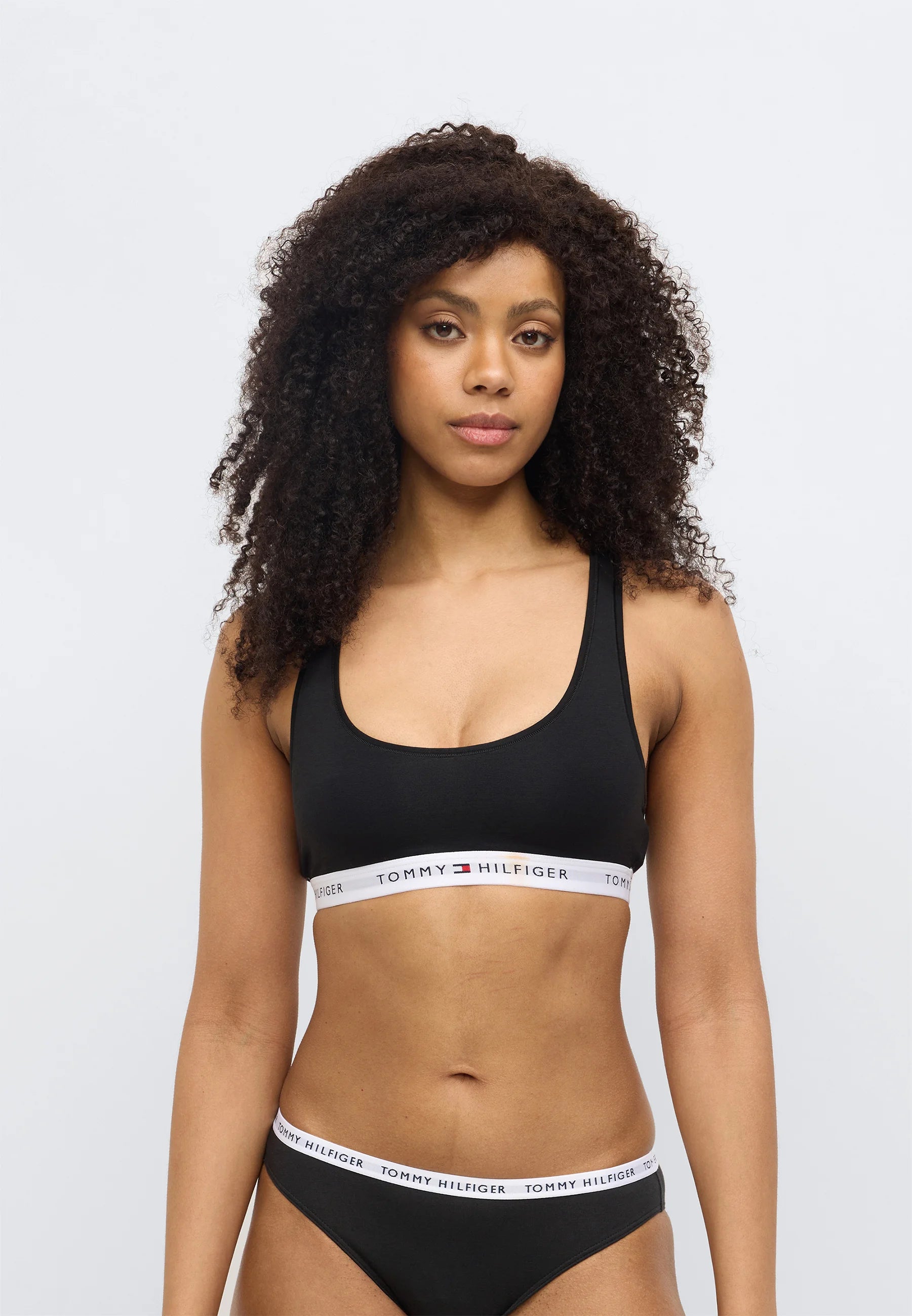 Tommy Hilfiger Icon 2.0 Bralette Soft Bralette bez podšívky – černá