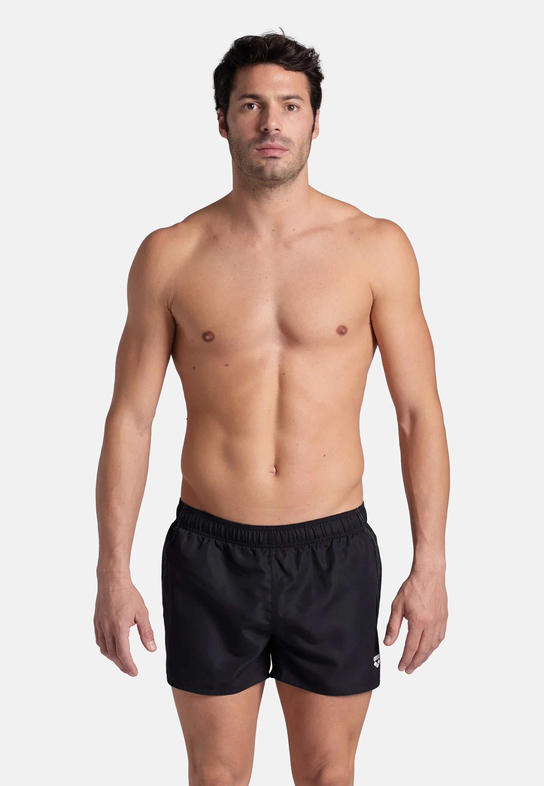 Arena Fundamentals Beach Shorts – Black, White