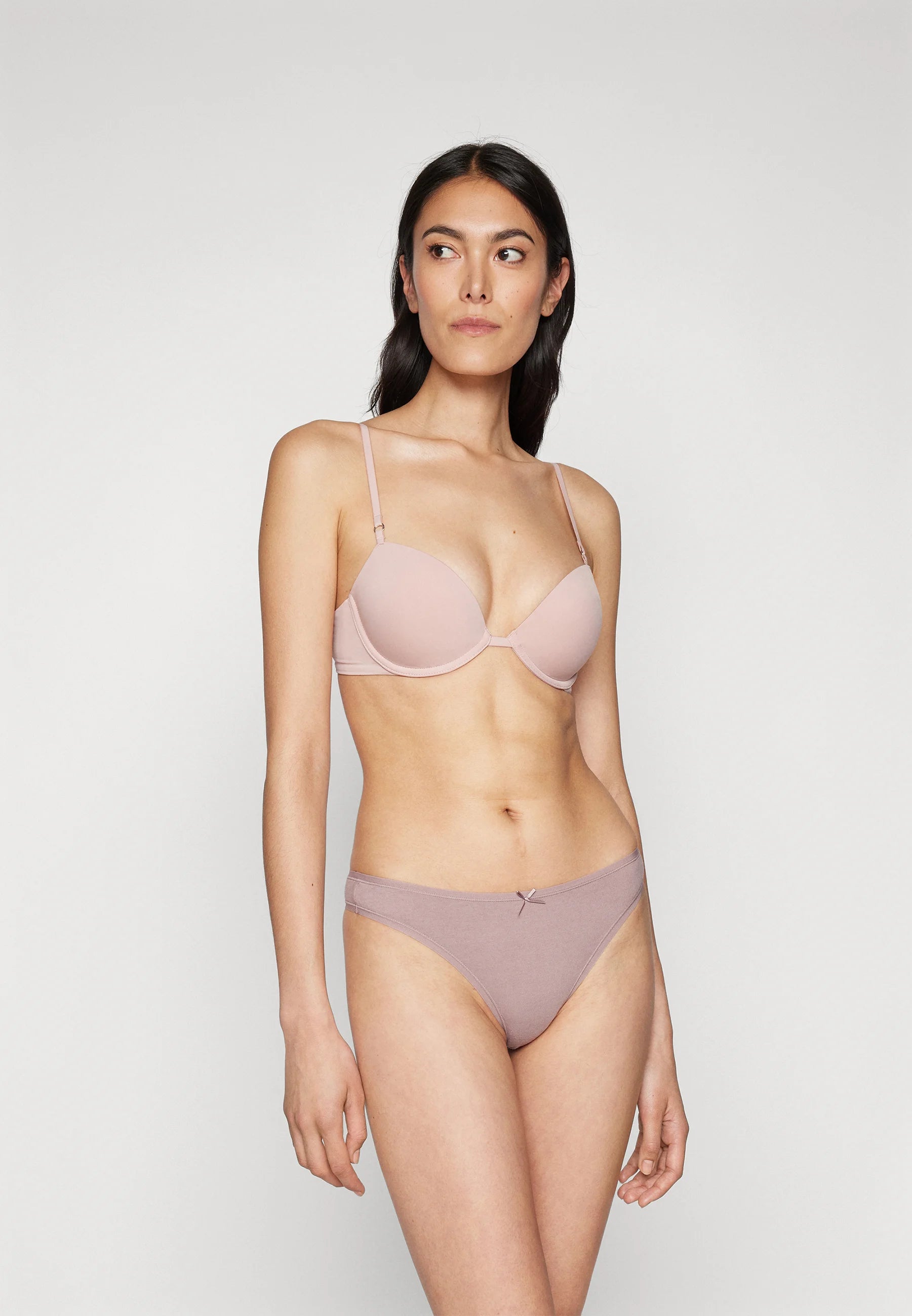 Reggiseno T-shirt Demi leggermente foderato Calvin Klein - Beige