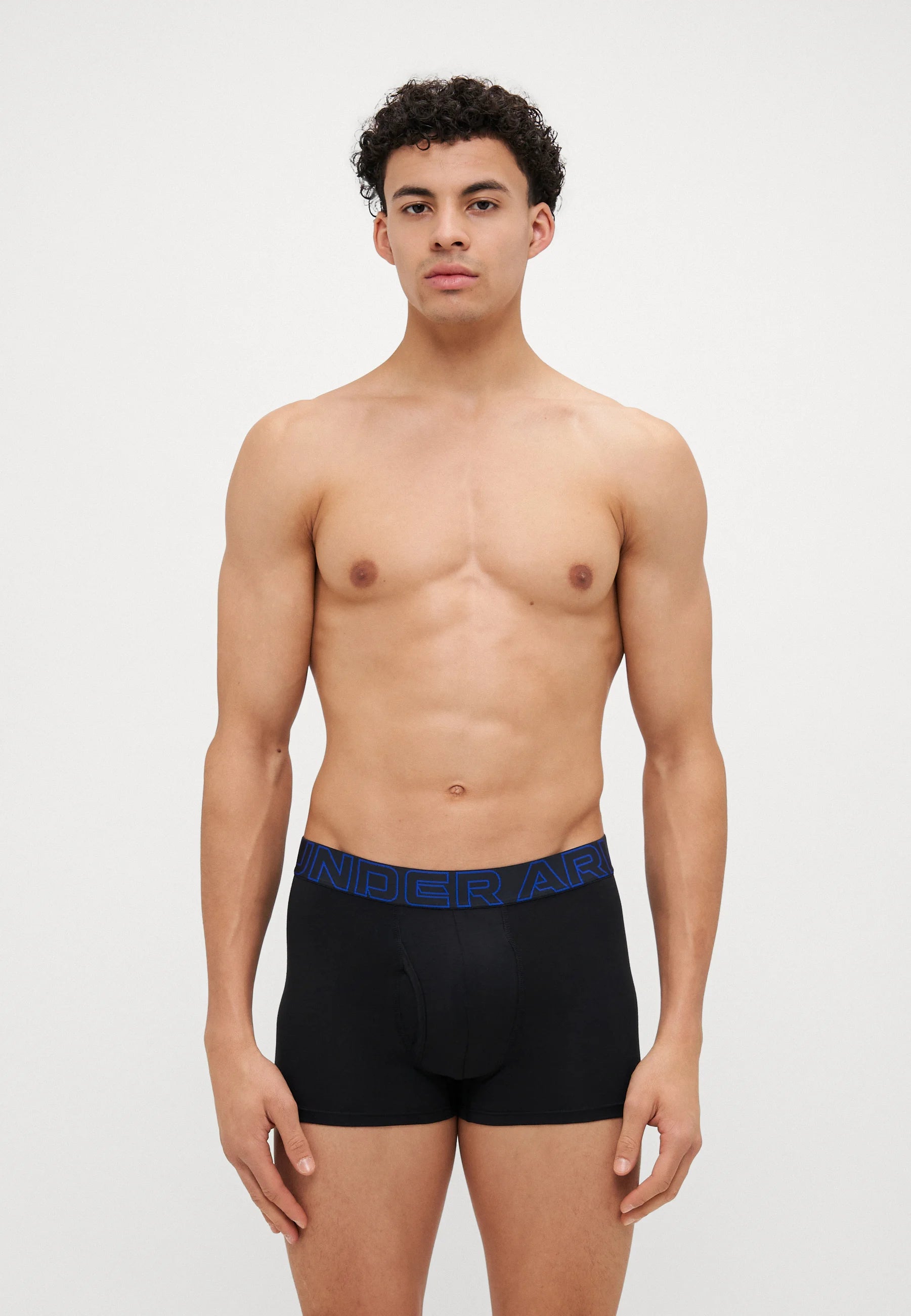 Under Armour Performance Cotton Blend Trunks – 3 Pack – Black