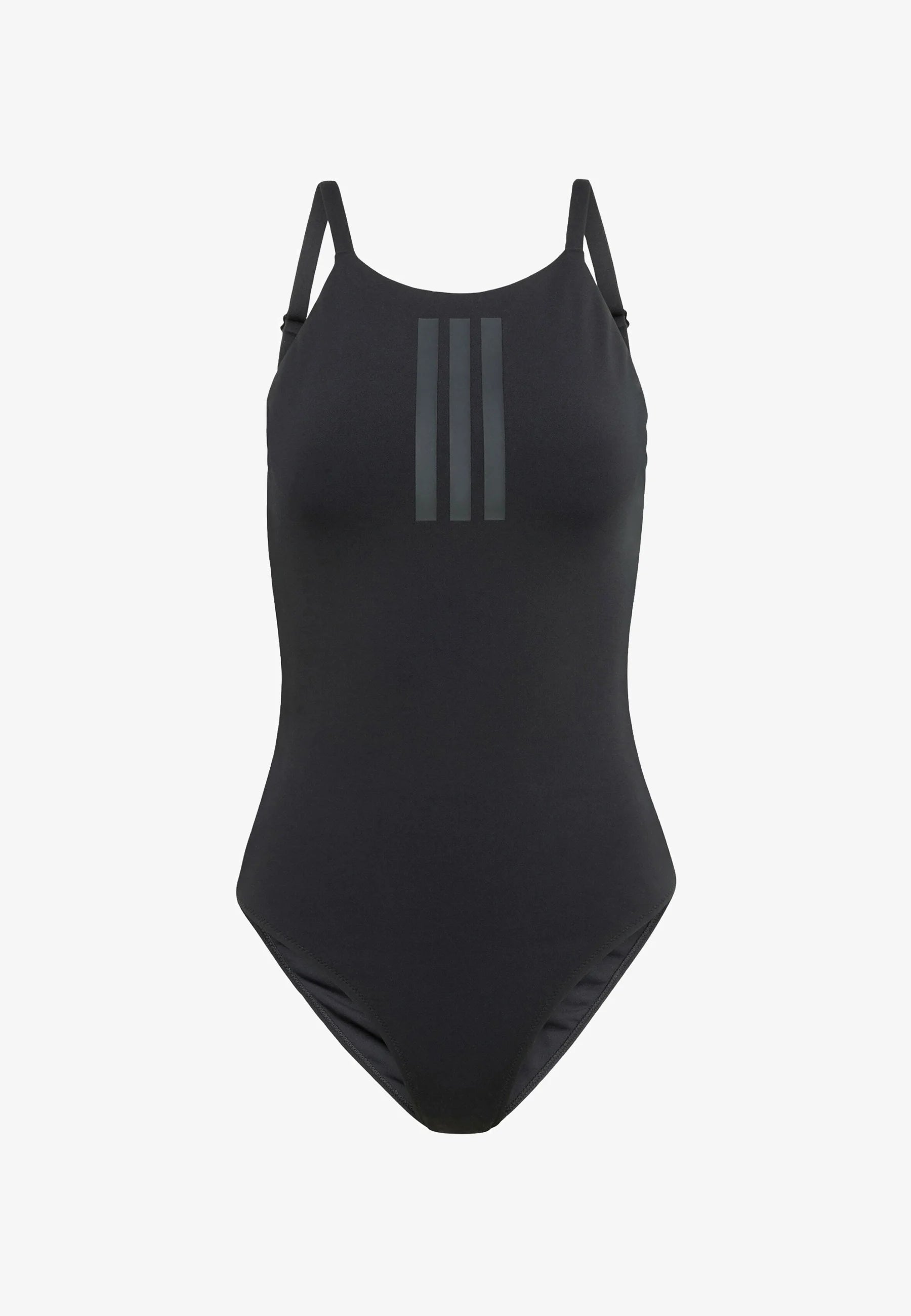Jednodílné plavky Adidas Iconisea s vycpanými tenkými ramínky – Aurora Coffee