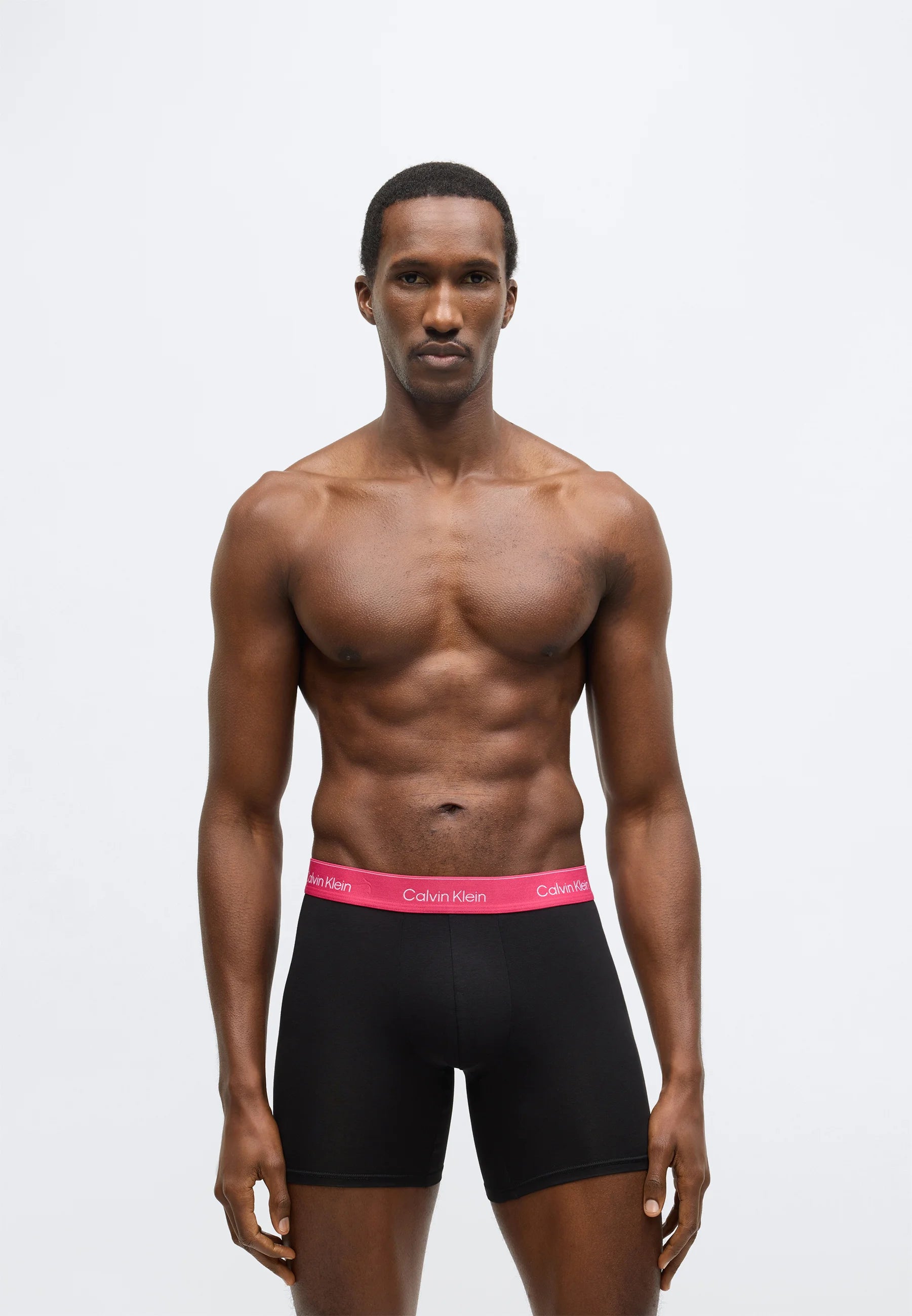 Calvin Klein Icon Cotton Stretch Slips – 3er-Pack – Schwarz, Turbulenz, Weiß