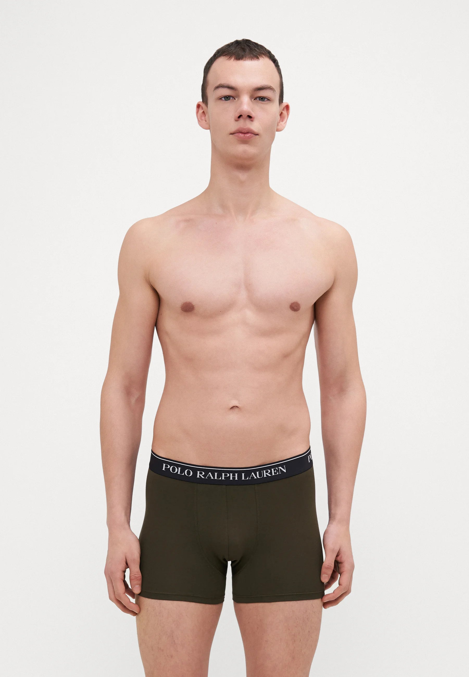 Polo Ralph Lauren Cotton Stretch Trunks – 5 Pack – Black, Grey, Khaki, Orange, Beige