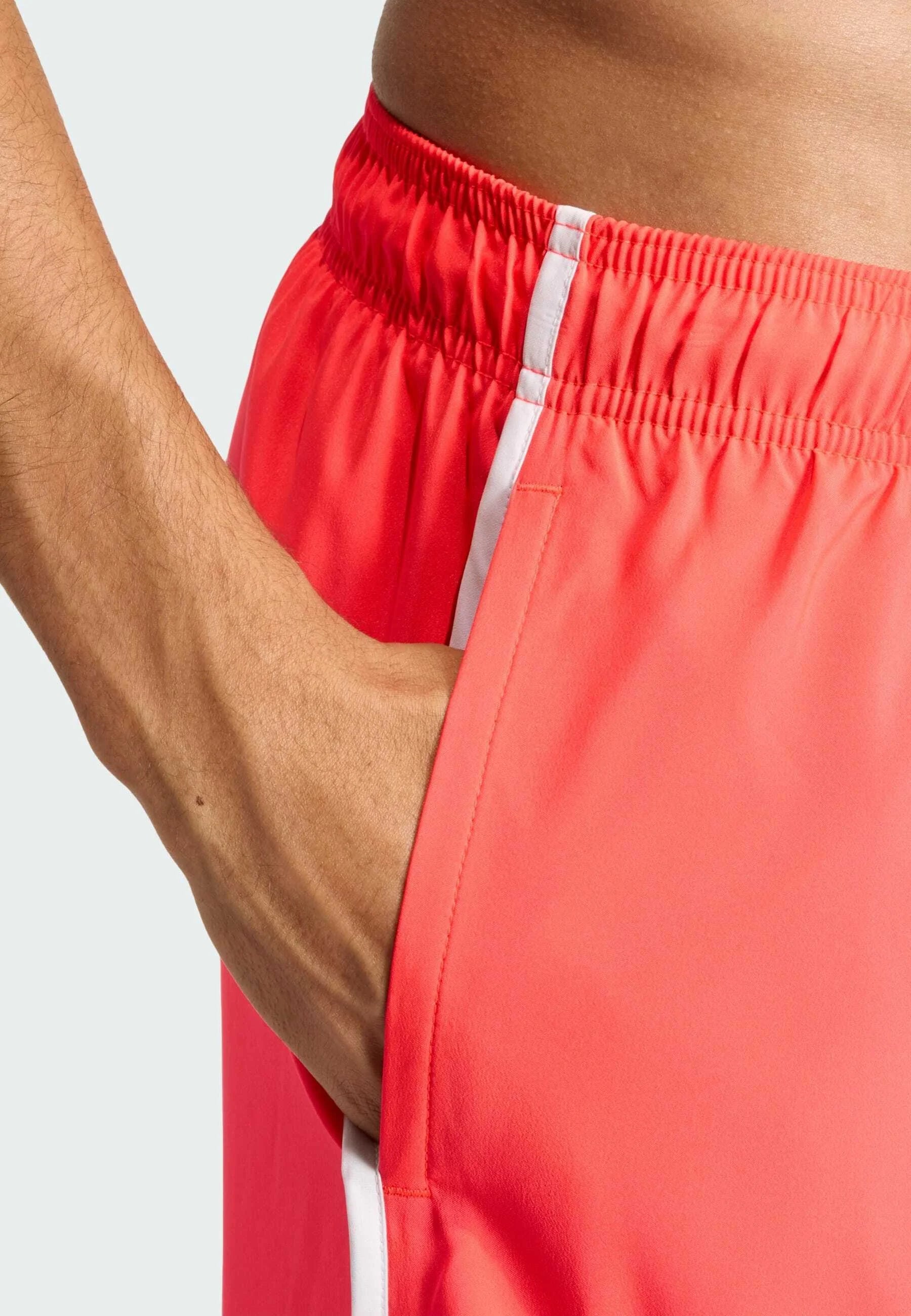 Adidas Sportswear Swimming Shorts – Lucid Red, White