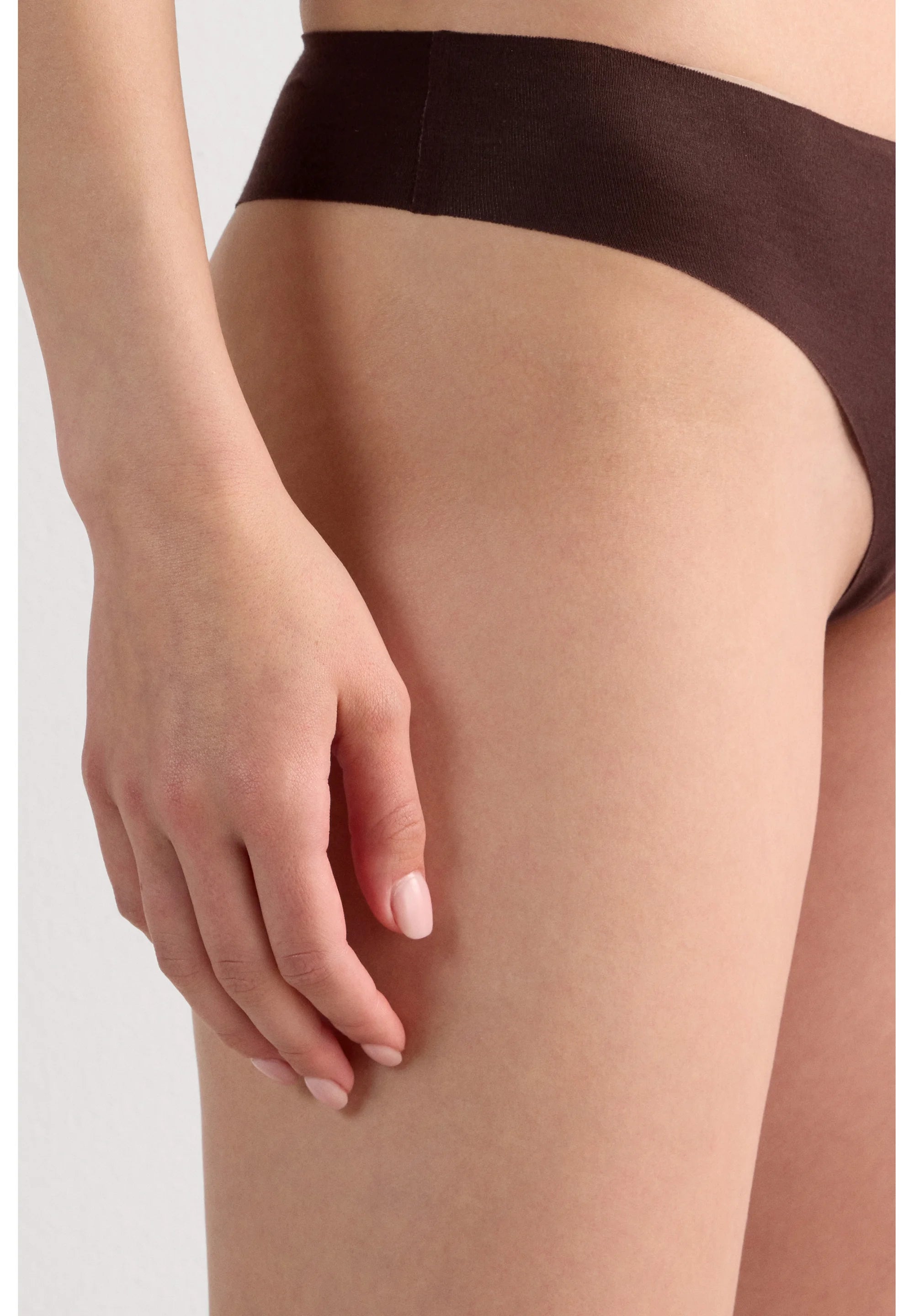 Intimissimi String Brésilien Sans Couture – Marron