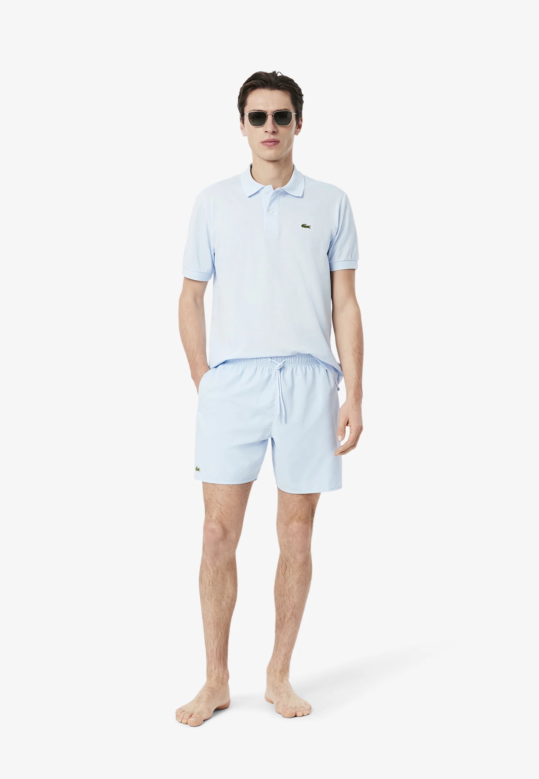 Lacoste Swim Shorts – Bleu Clair Vert FGI