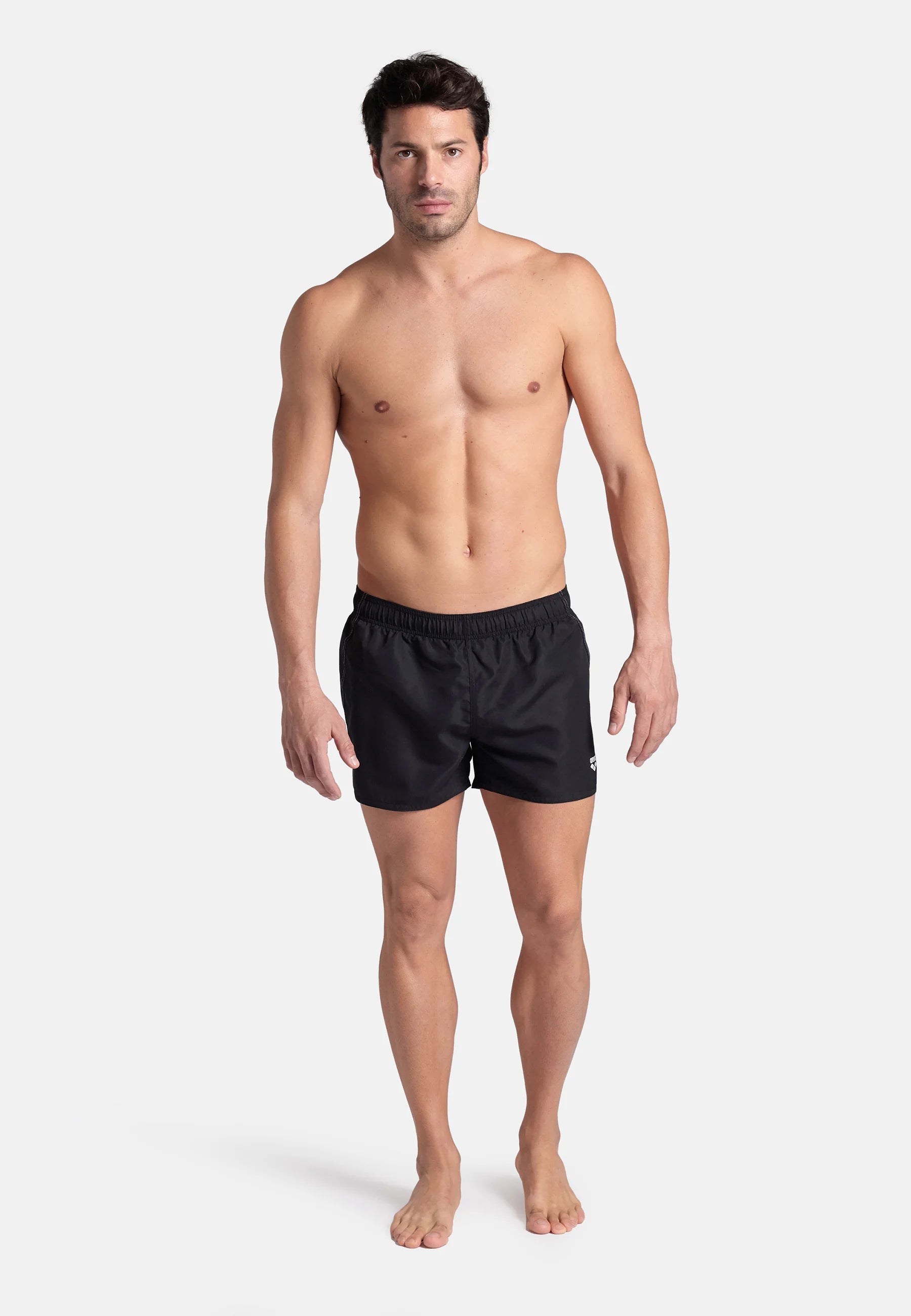 Arena Fundamentals Beach Shorts – Black, White