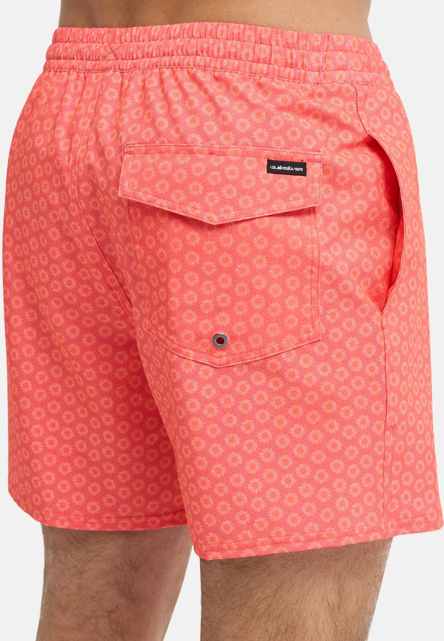 Quiksilver Printed Volley 16 Swim Shorts – Green Print