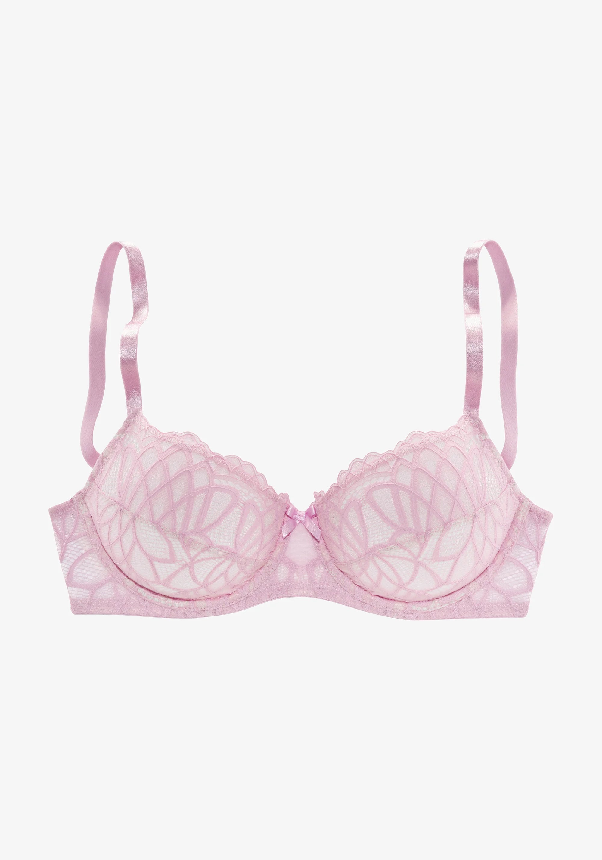 LASCANA Spitzen-Bügel-BH – Rose Blush